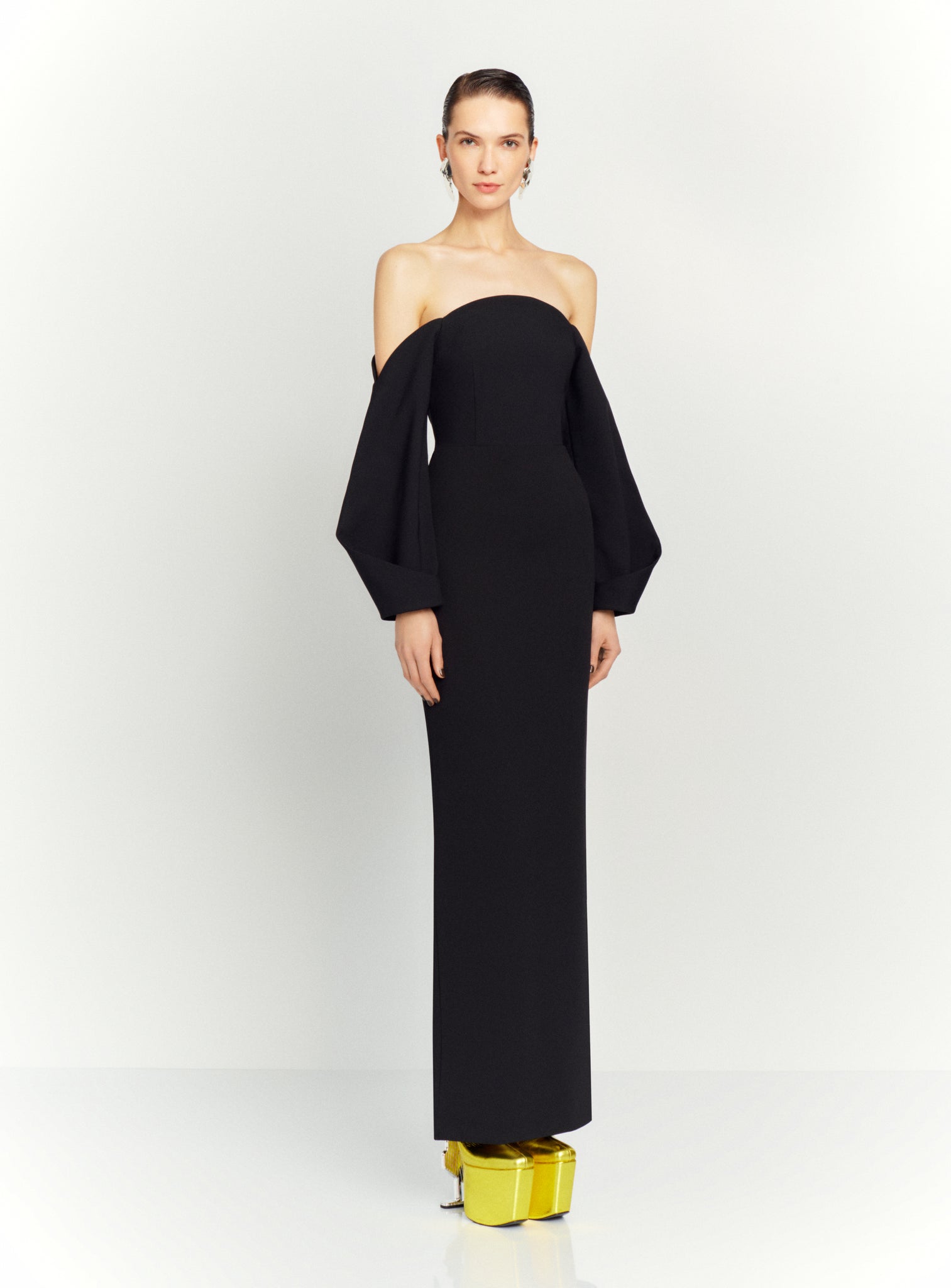 The Lotta Maxi Dress in Black