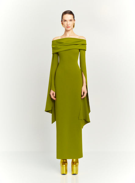 The Arden Maxi Dress in Sweet Pea Green – Solace London