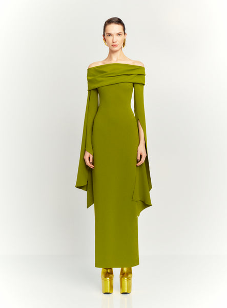 arden maxi dress solace london The Arden Maxi Dress in Sweet Pea Green Solace London