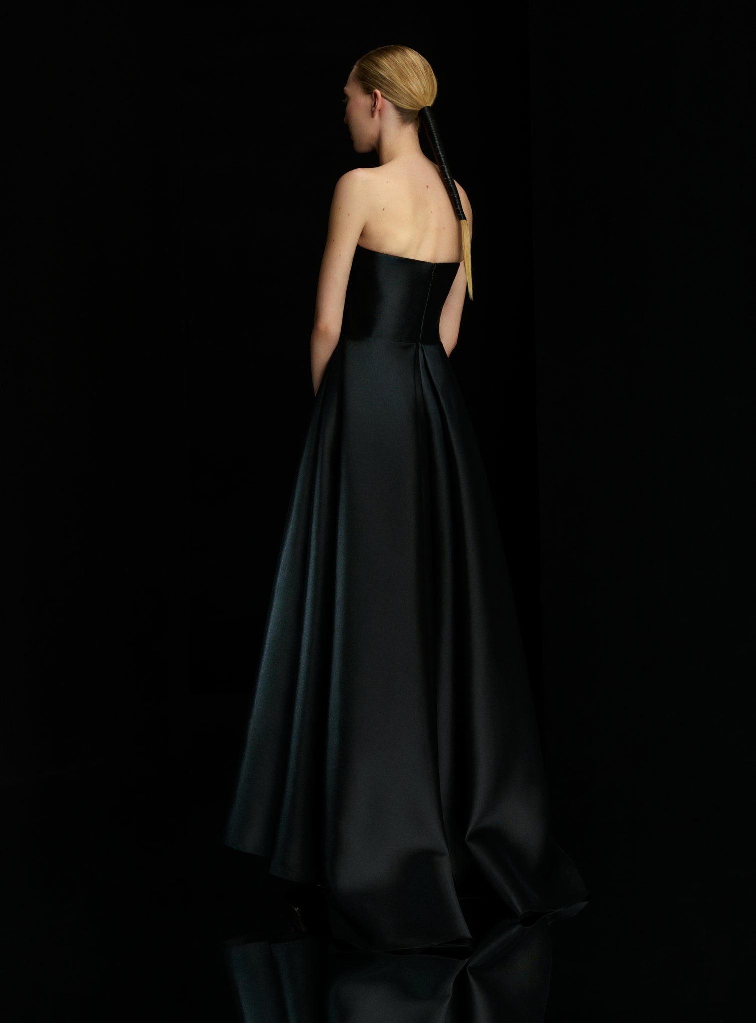 The Tiffany Crystal Maxi Dress in Black – Solace London