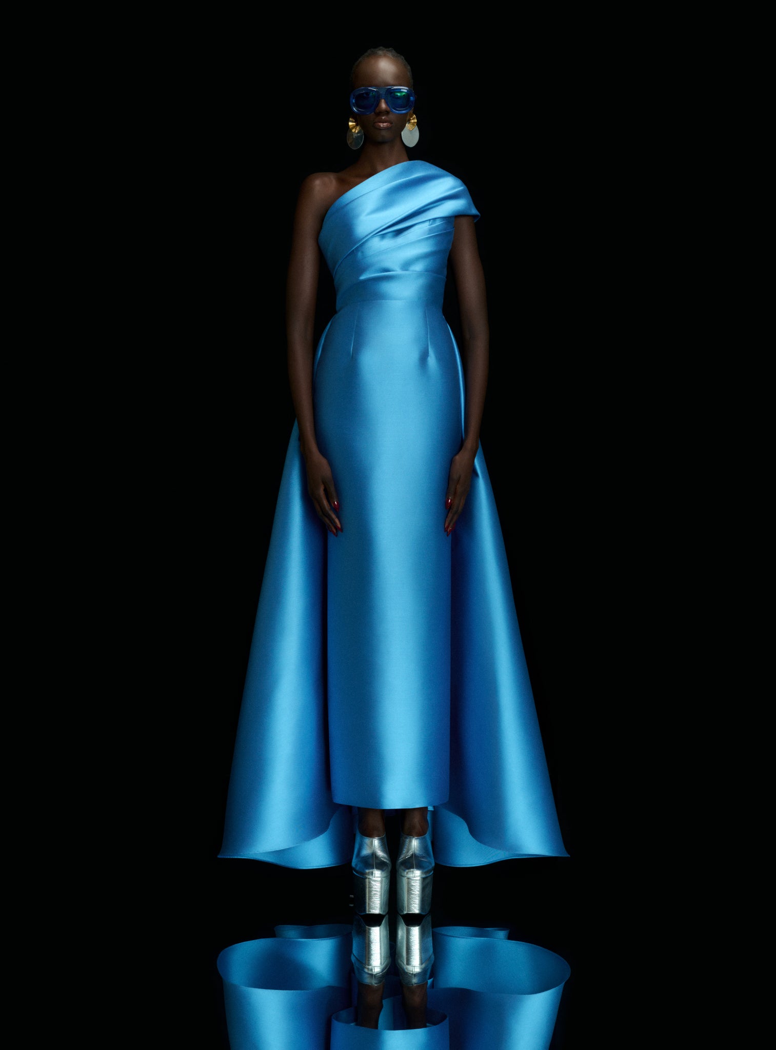 The Alba Maxi Dress in Cornflower Solace London The Alba Maxi Dress in Cornflower Solace London