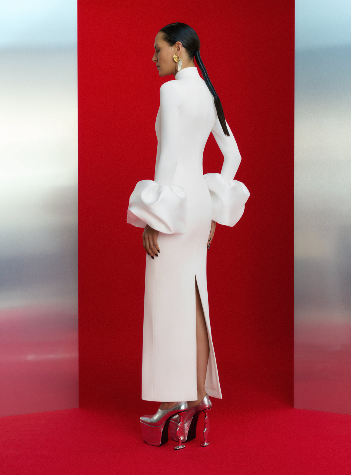 The Viviana Maxi Dress in Cream