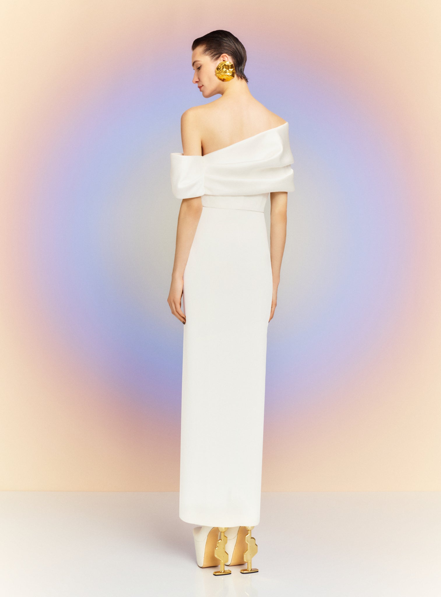 The Alexis Maxi Dress in Cream