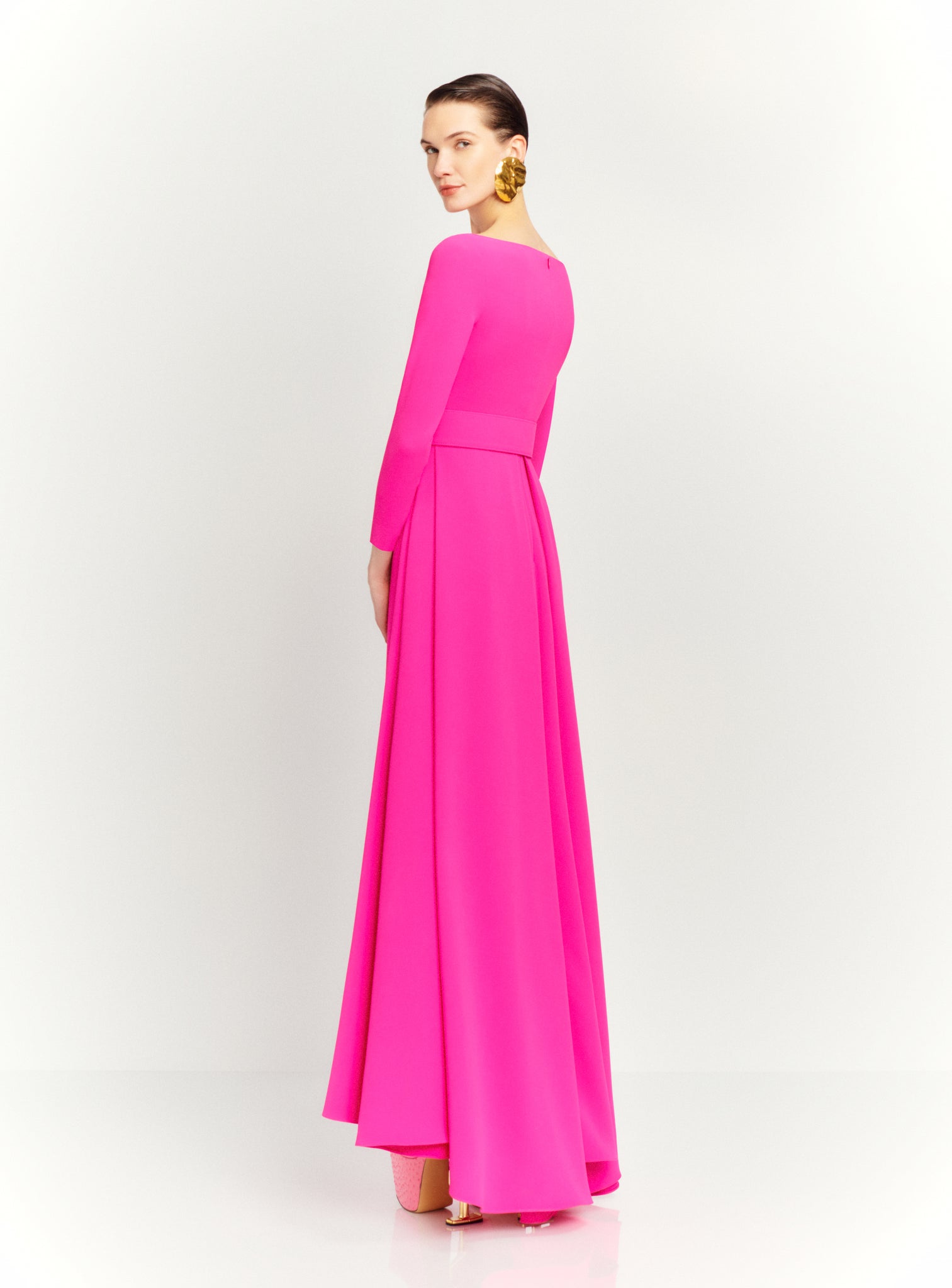 The Shayla Maxi Dress in Pink