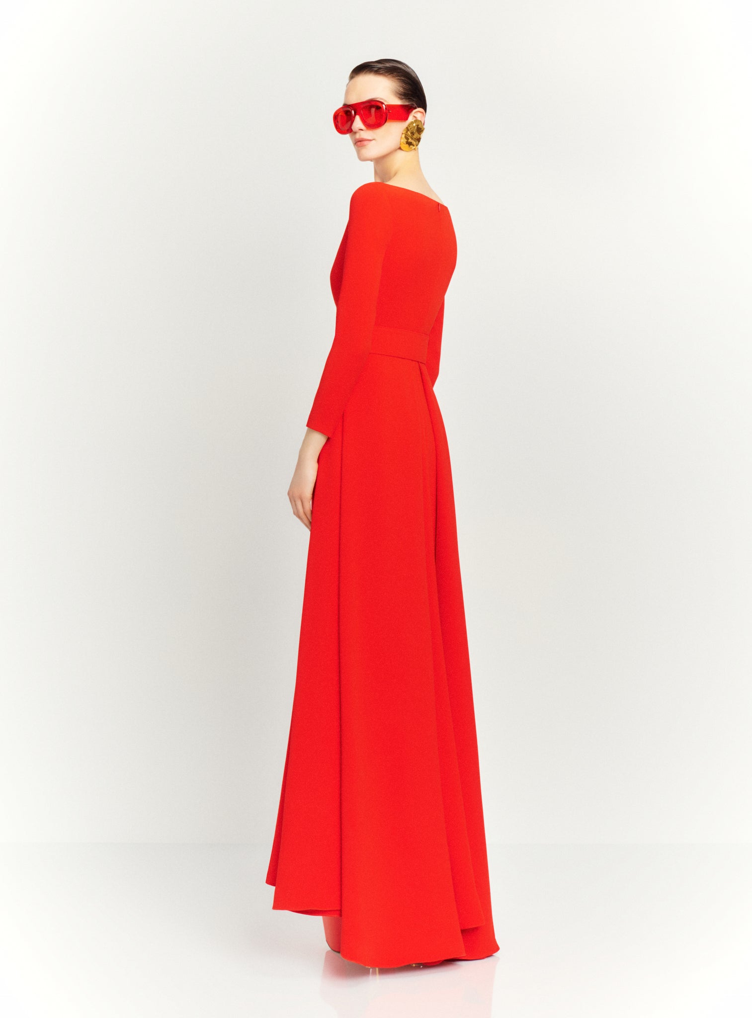 The Shayla Maxi Dress in Red