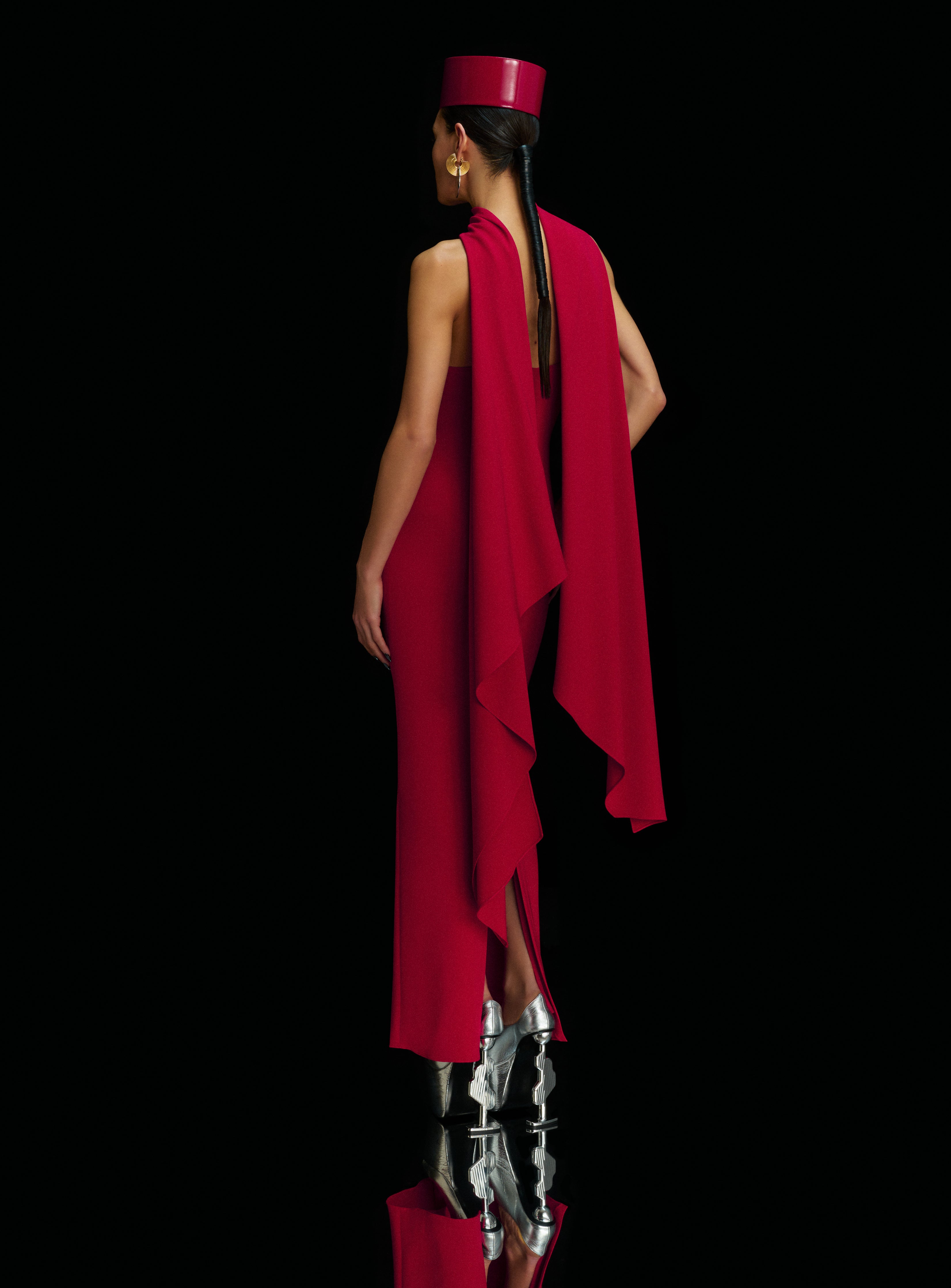 The Emerson Maxi Dress in Ruby – Solace London