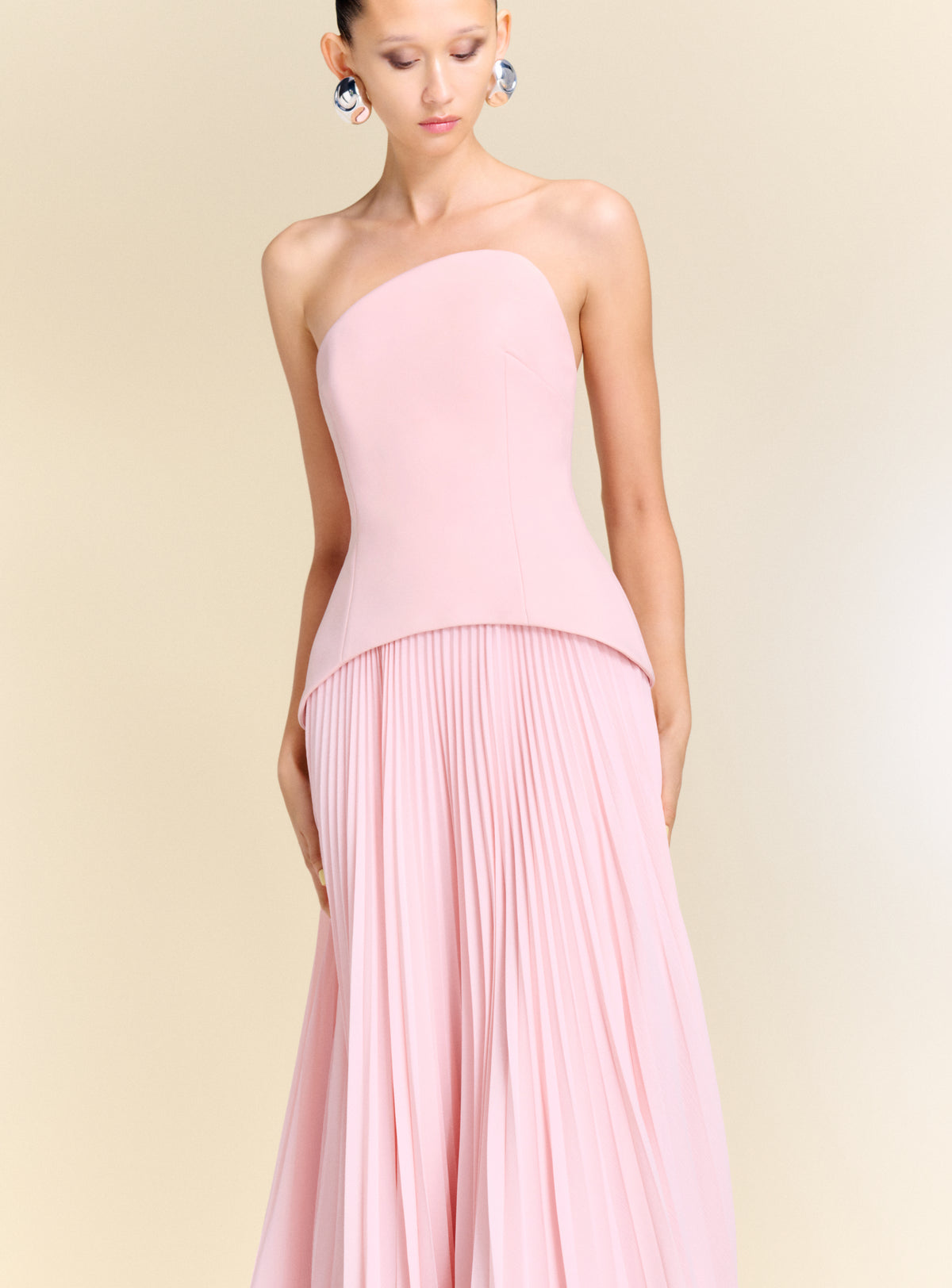 The Britt Maxi Dress in Pale Pink