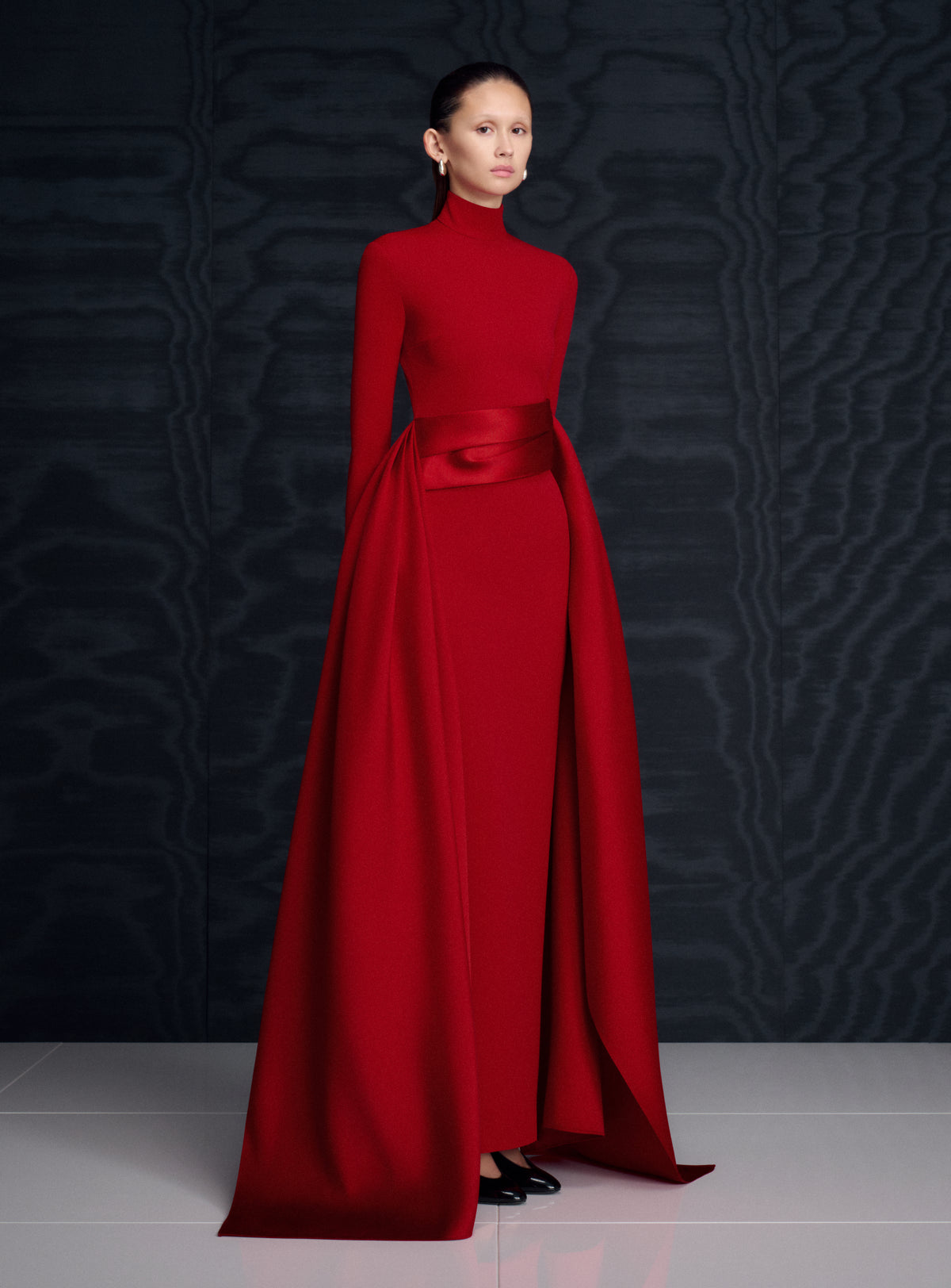 The Olivia Maxi Dress in Crimson Red