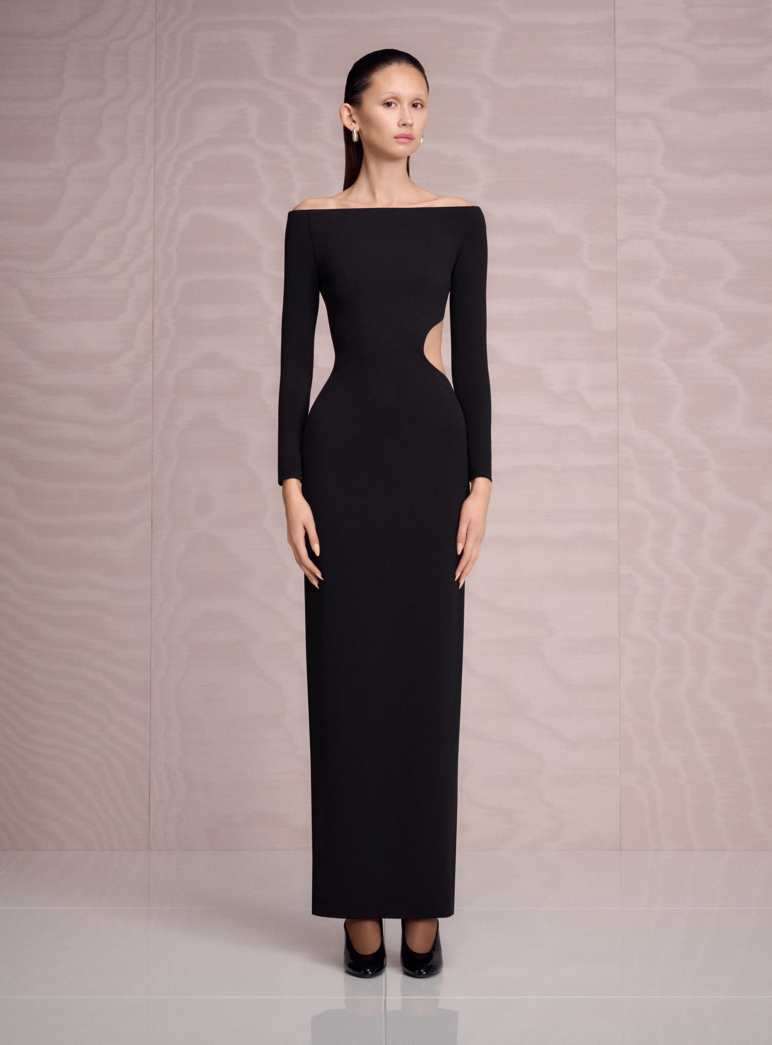 The Mircea Maxi Dress in Black