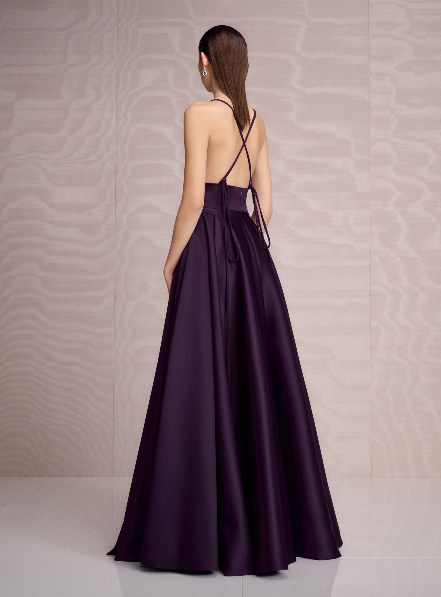The Avallon Maxi Dress in Plum