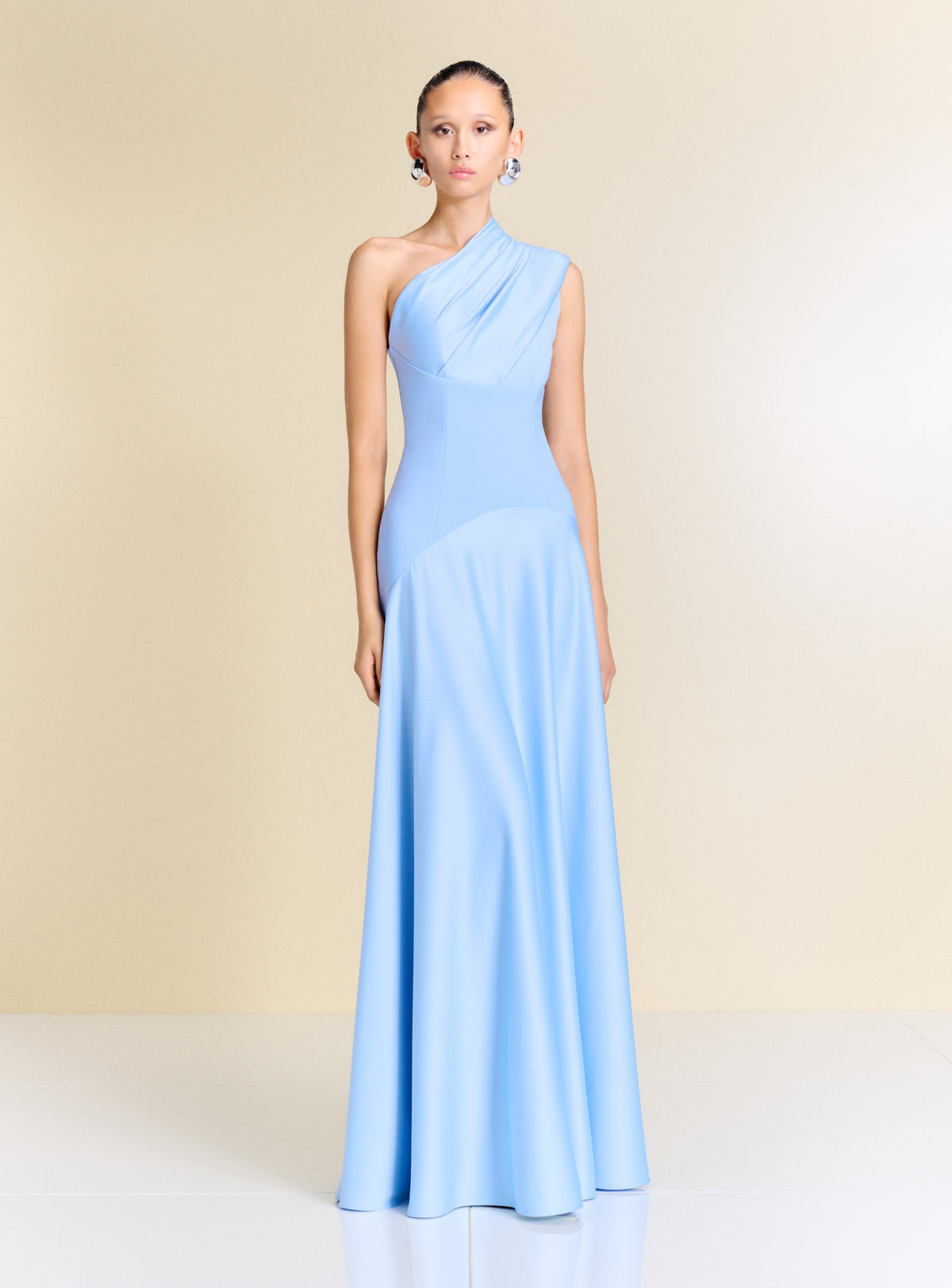 The Gabriela Maxi Dress in Light Blue