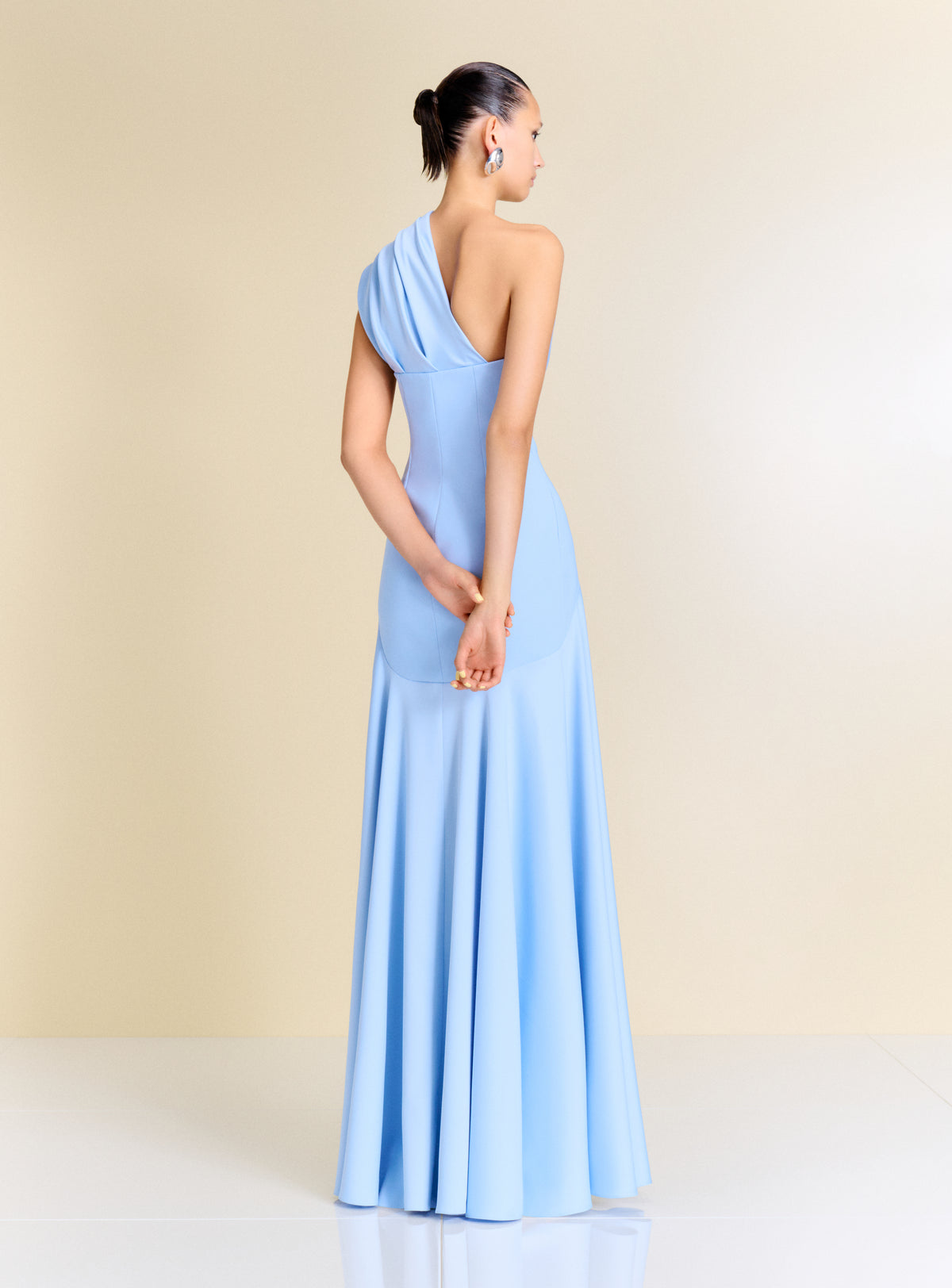 The Gabriela Maxi Dress in Light Blue