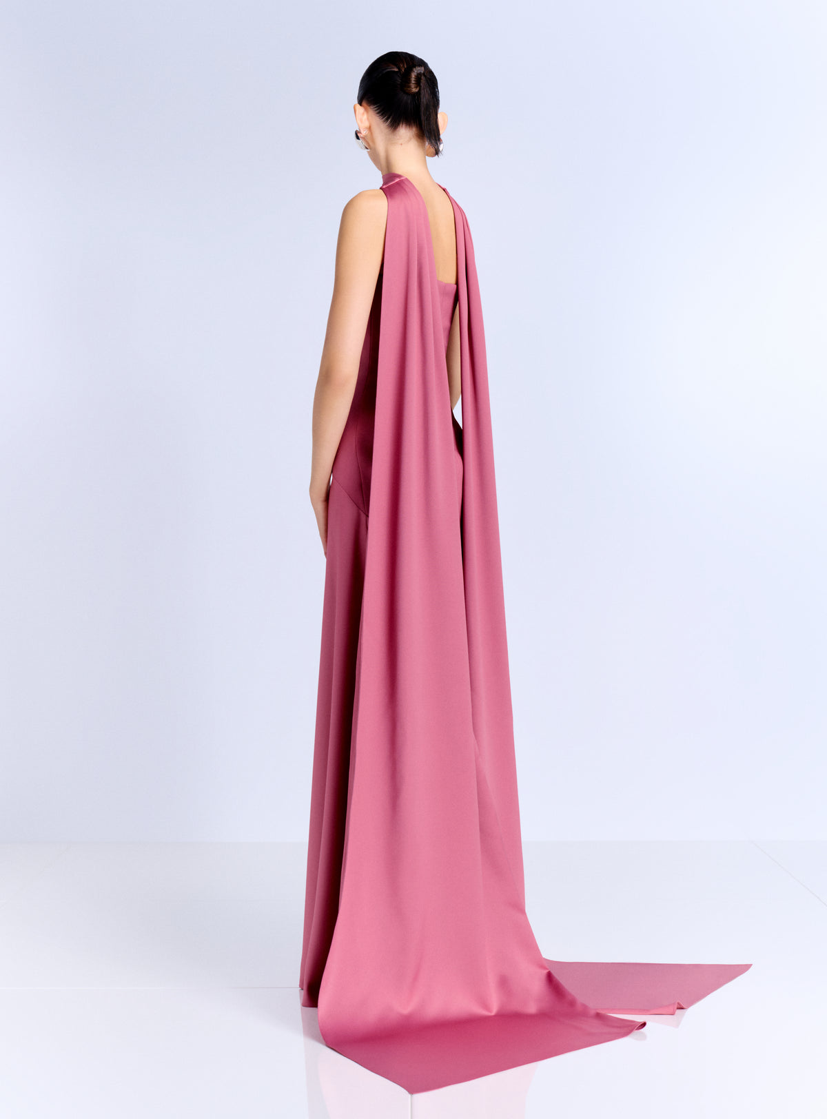 The Mae Maxi Dress in Dark Rose
