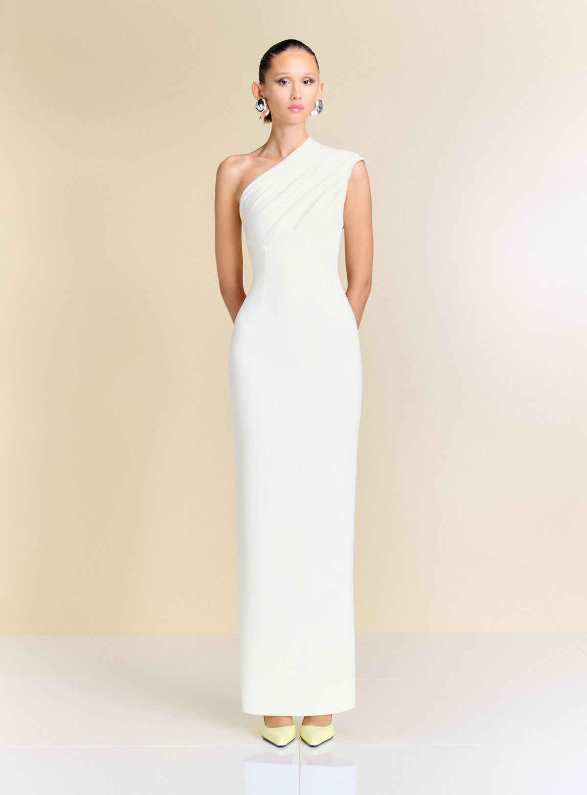 The Gracie Maxi Dress in Cream