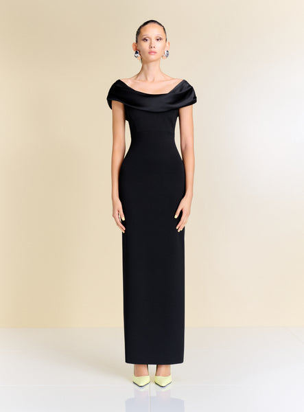 The Adele Maxi Dress in Black – Solace London