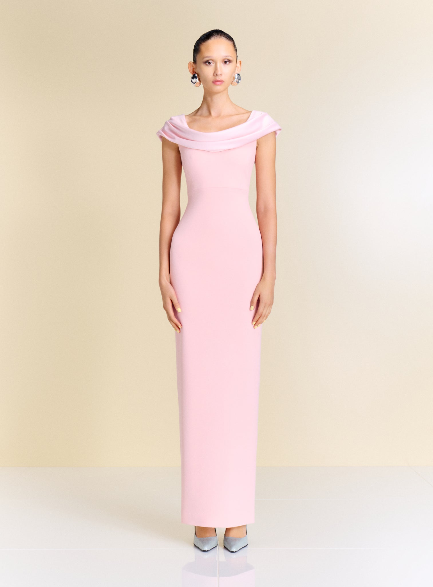 adele mermaid dress The Adele Maxi Dress in Pale Pink – Solace London