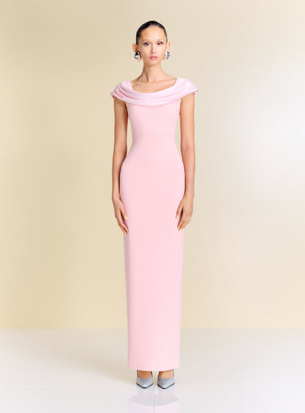 adele mermaid dress The Adele Maxi Dress in Pale Pink