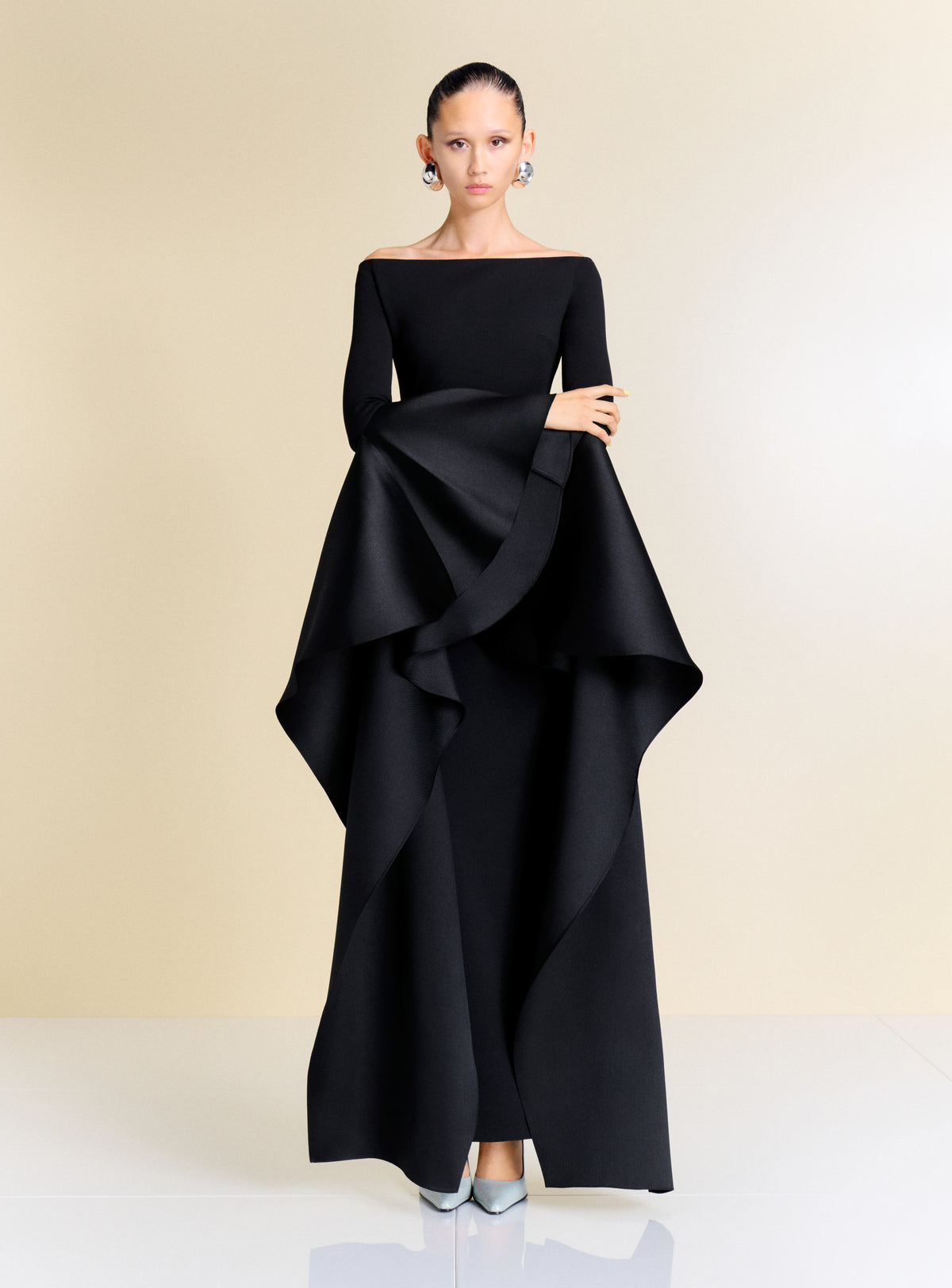 The Astria Maxi Dress in Black