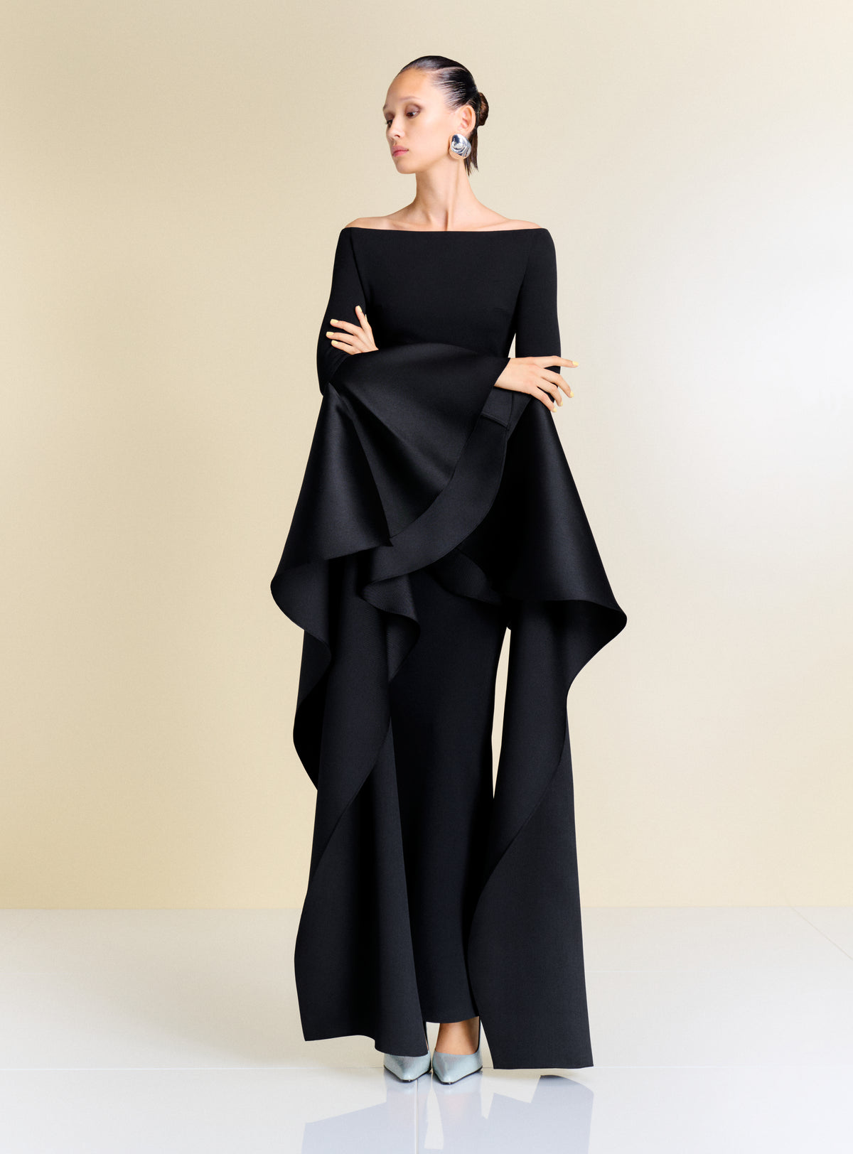 The Astria Maxi Dress in Black