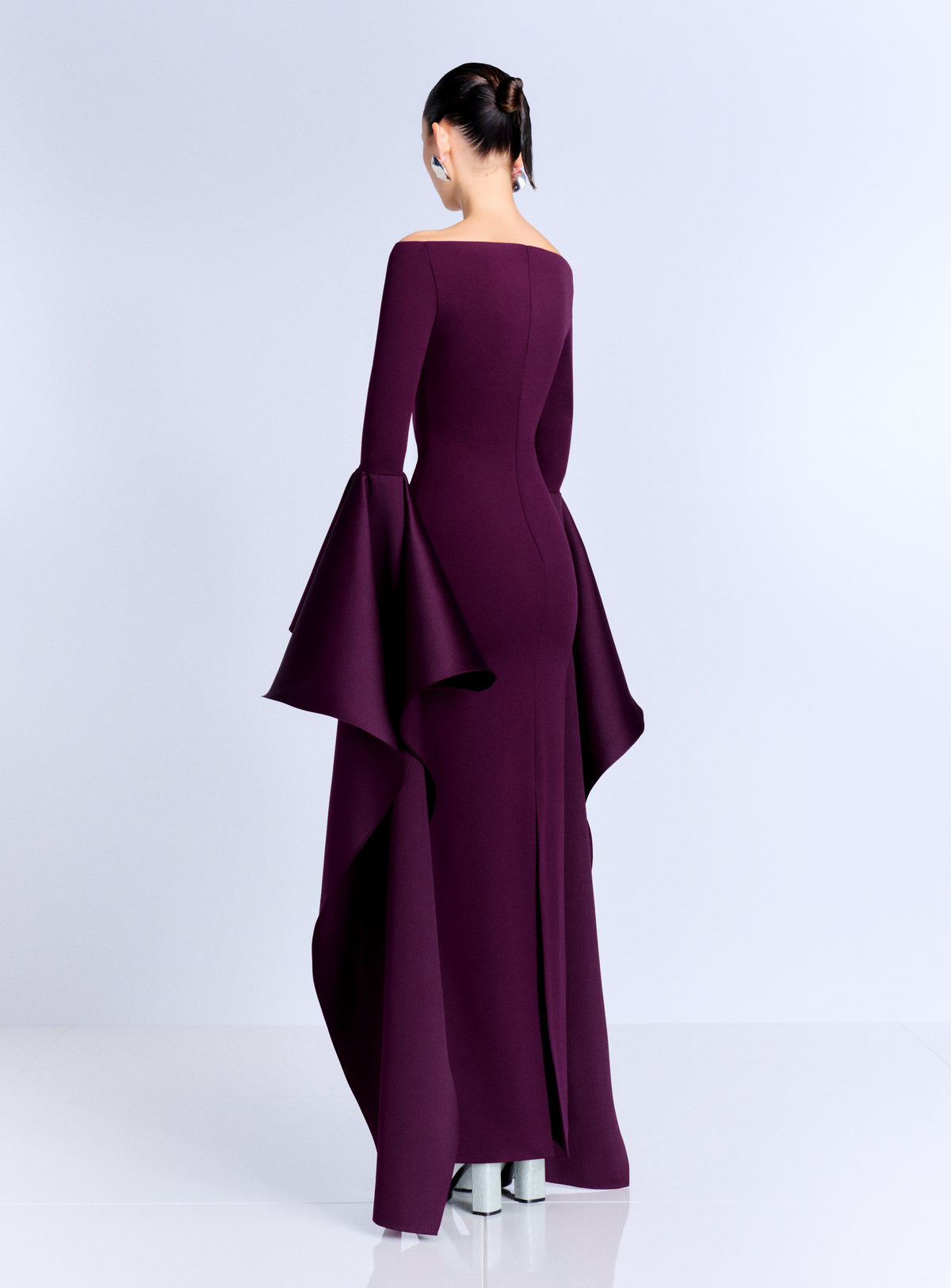 The Astria Maxi Dress in Grape