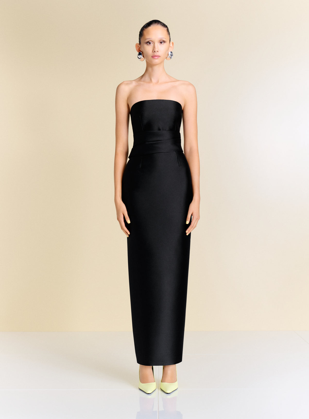 The Ingrid Maxi Dress in Black