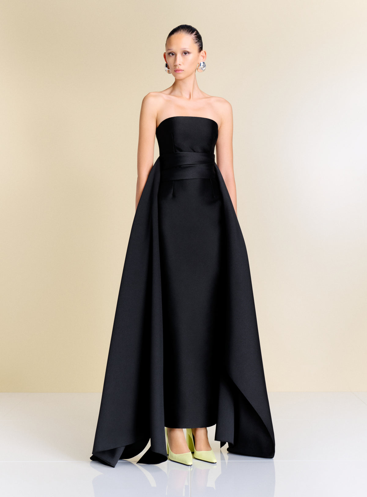 The Elara Maxi Dress in Black