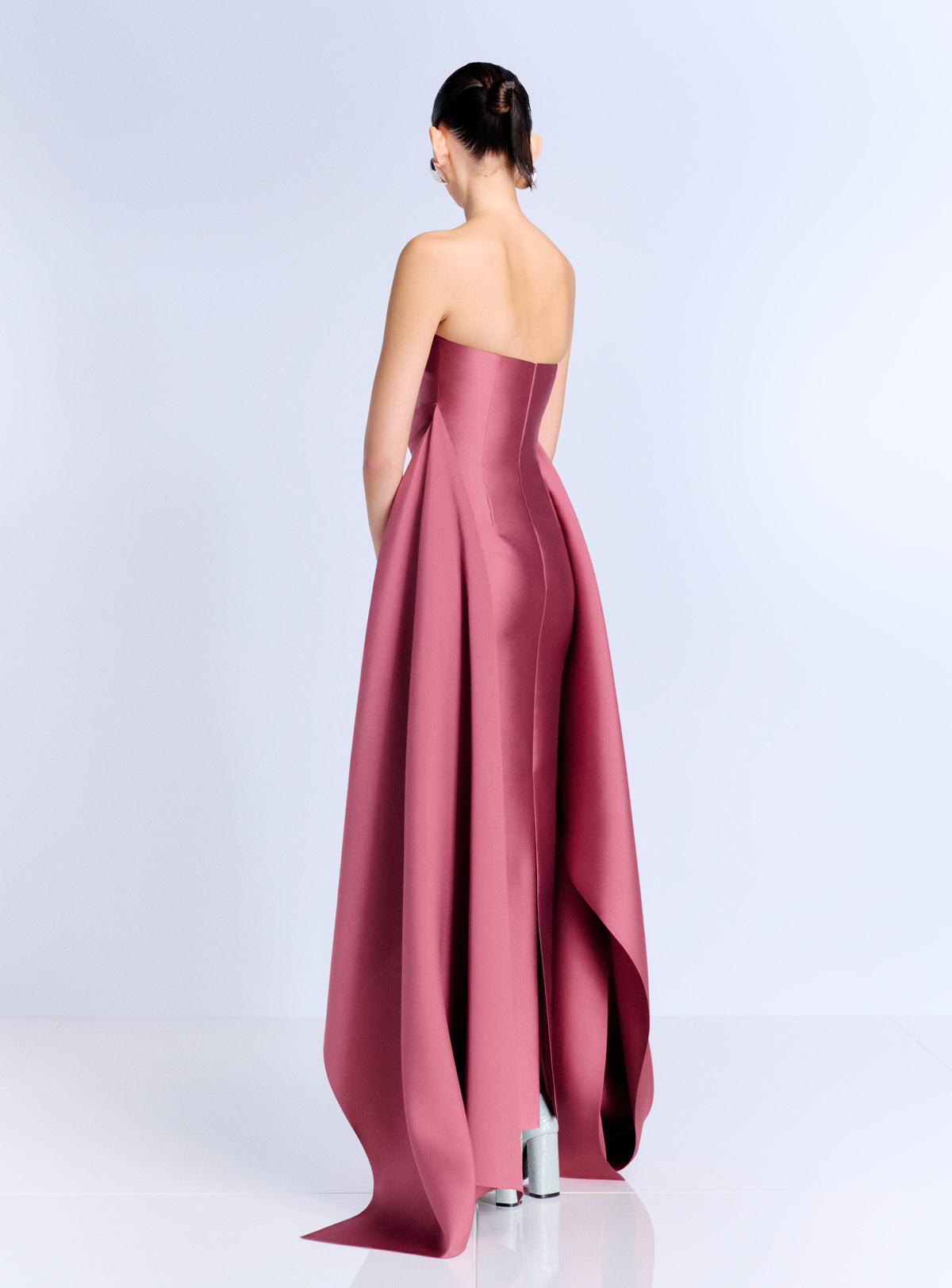 The Elara Maxi Dress in Dark Rose
