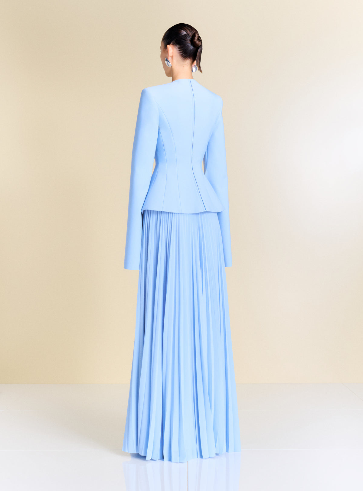 The Callisto Maxi Dress in Light Blue