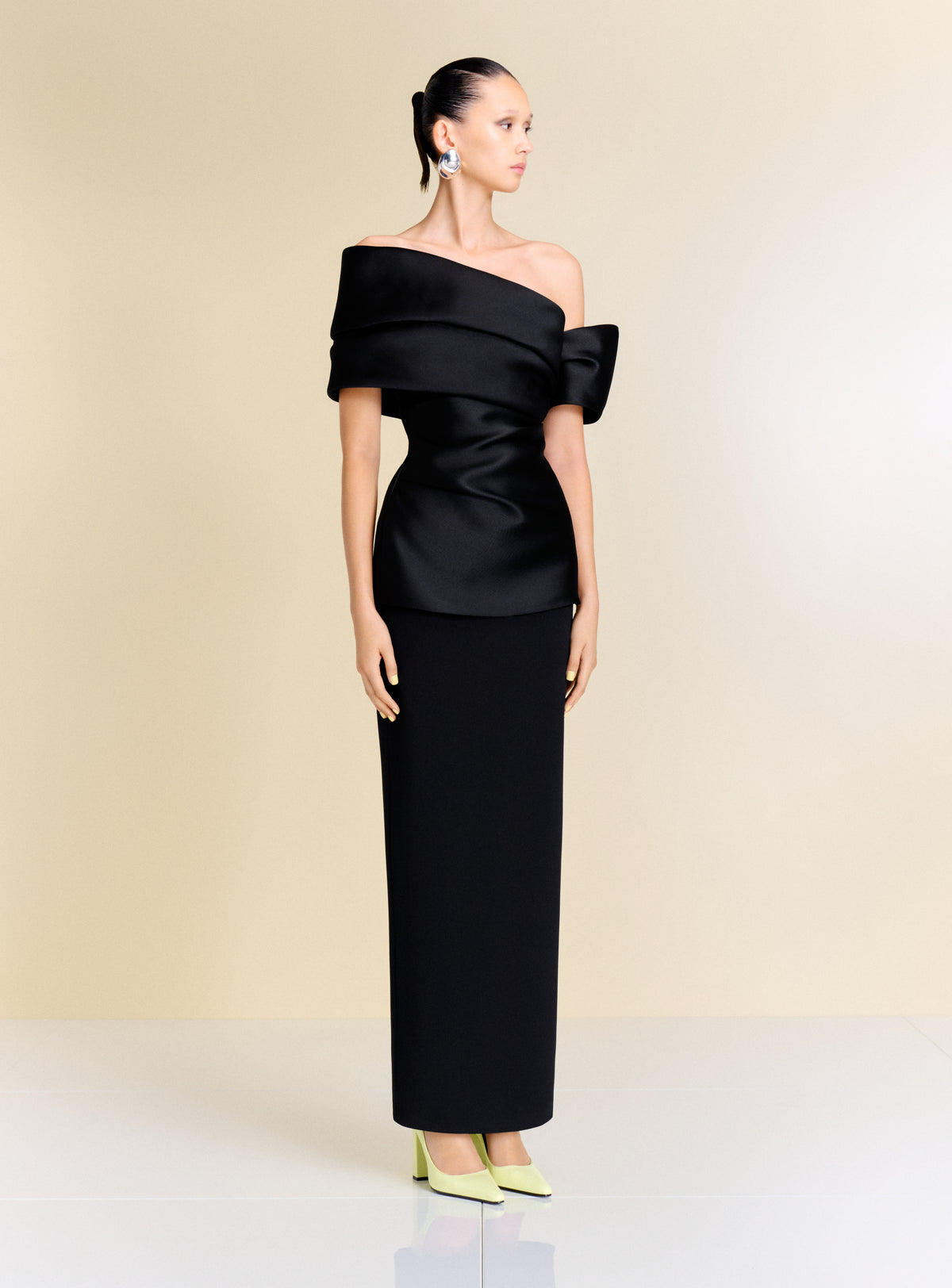 The Lucine Maxi Dress in Black