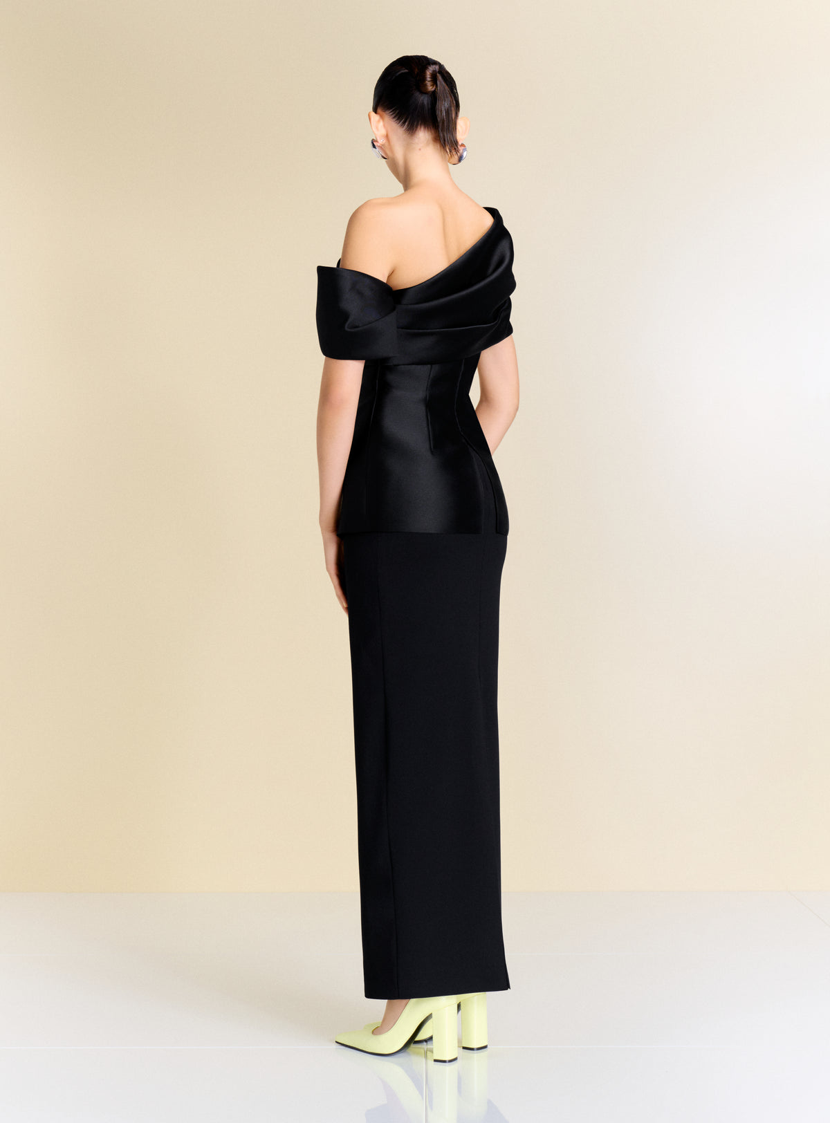The Lucine Maxi Dress in Black