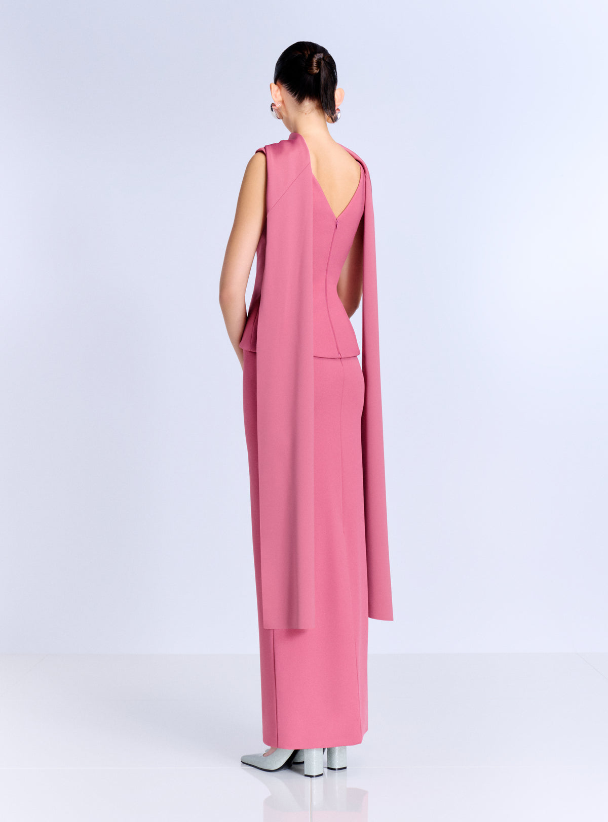 The Annie Maxi Dress in Dark Rose