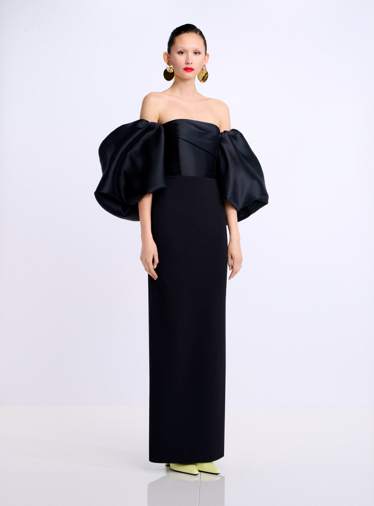 The Floris Maxi Dress in Black