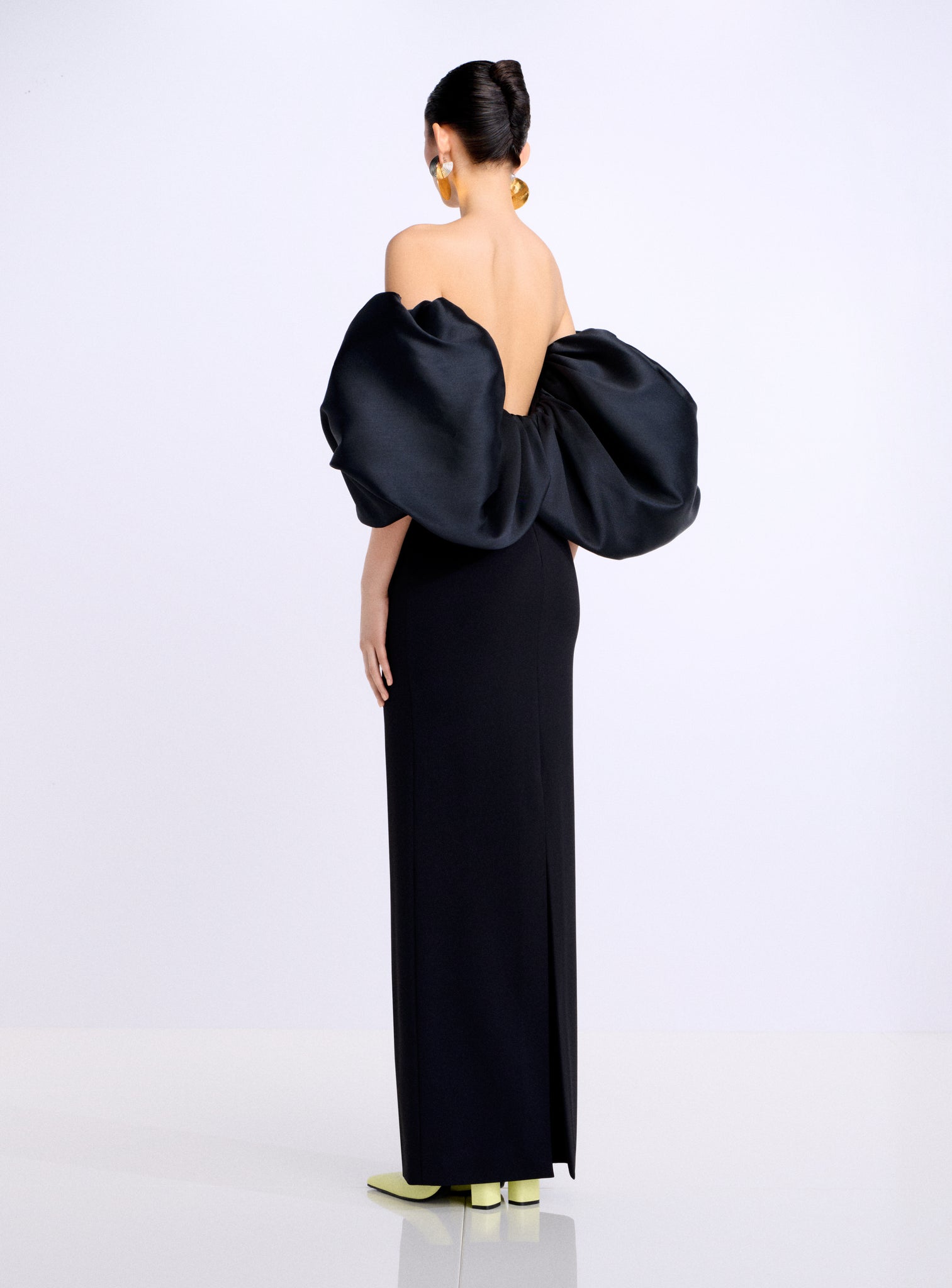 The Floris Maxi Dress in Black