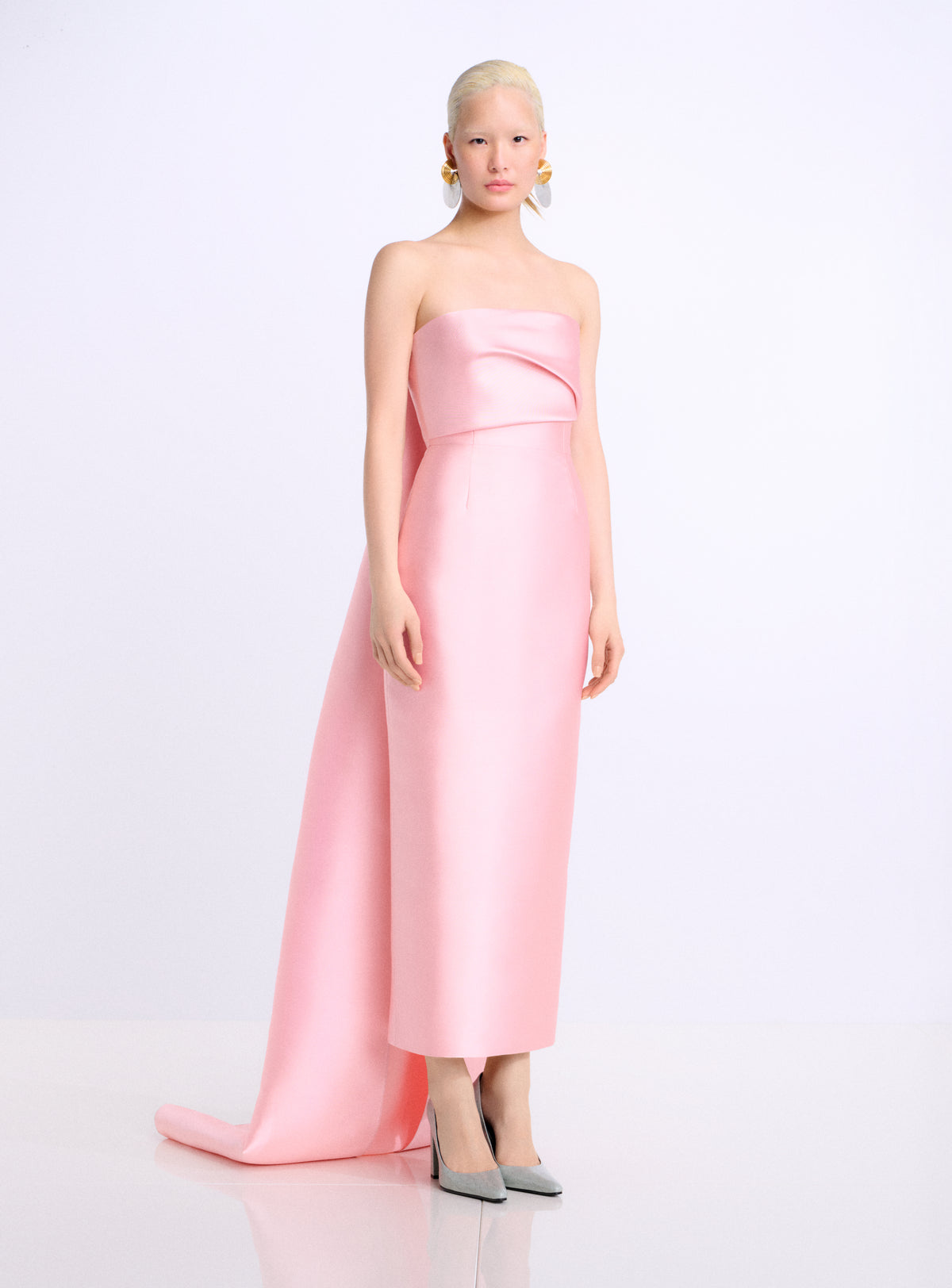 The Kiki Midaxi Dress in Camellia Pink