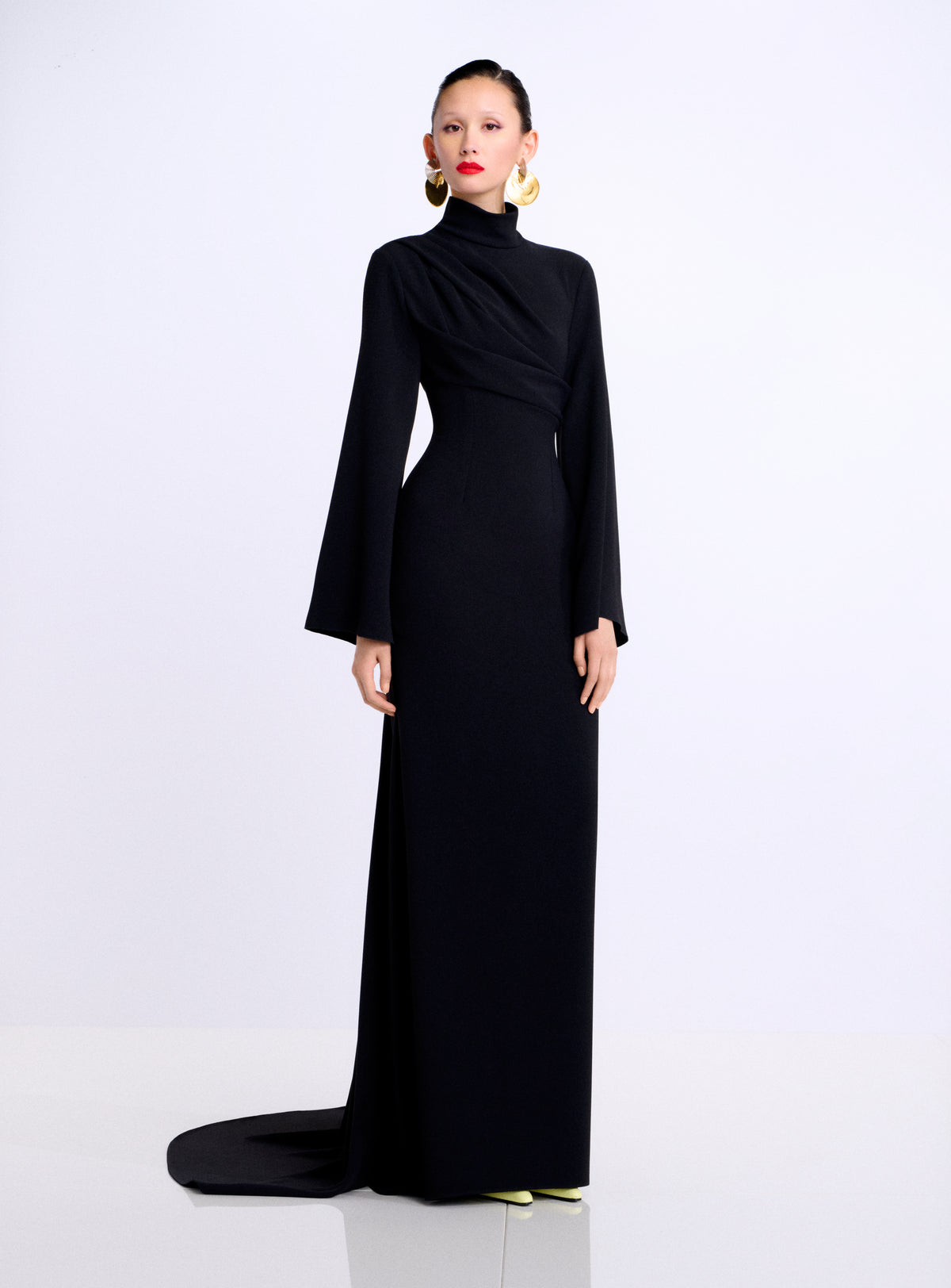 The Swinton Maxi Dress in Black
