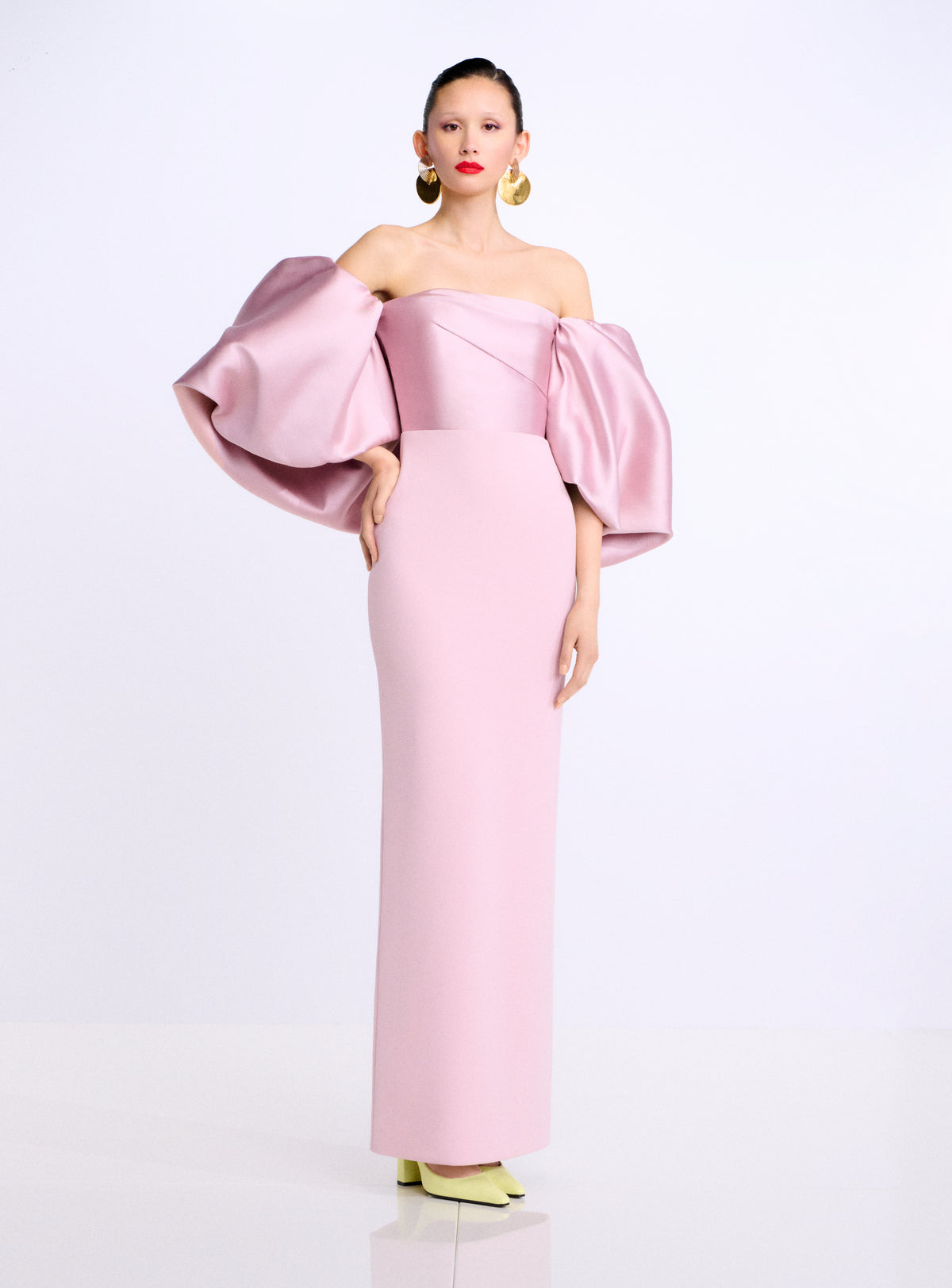 The Floris Maxi Dress in Petal Pink