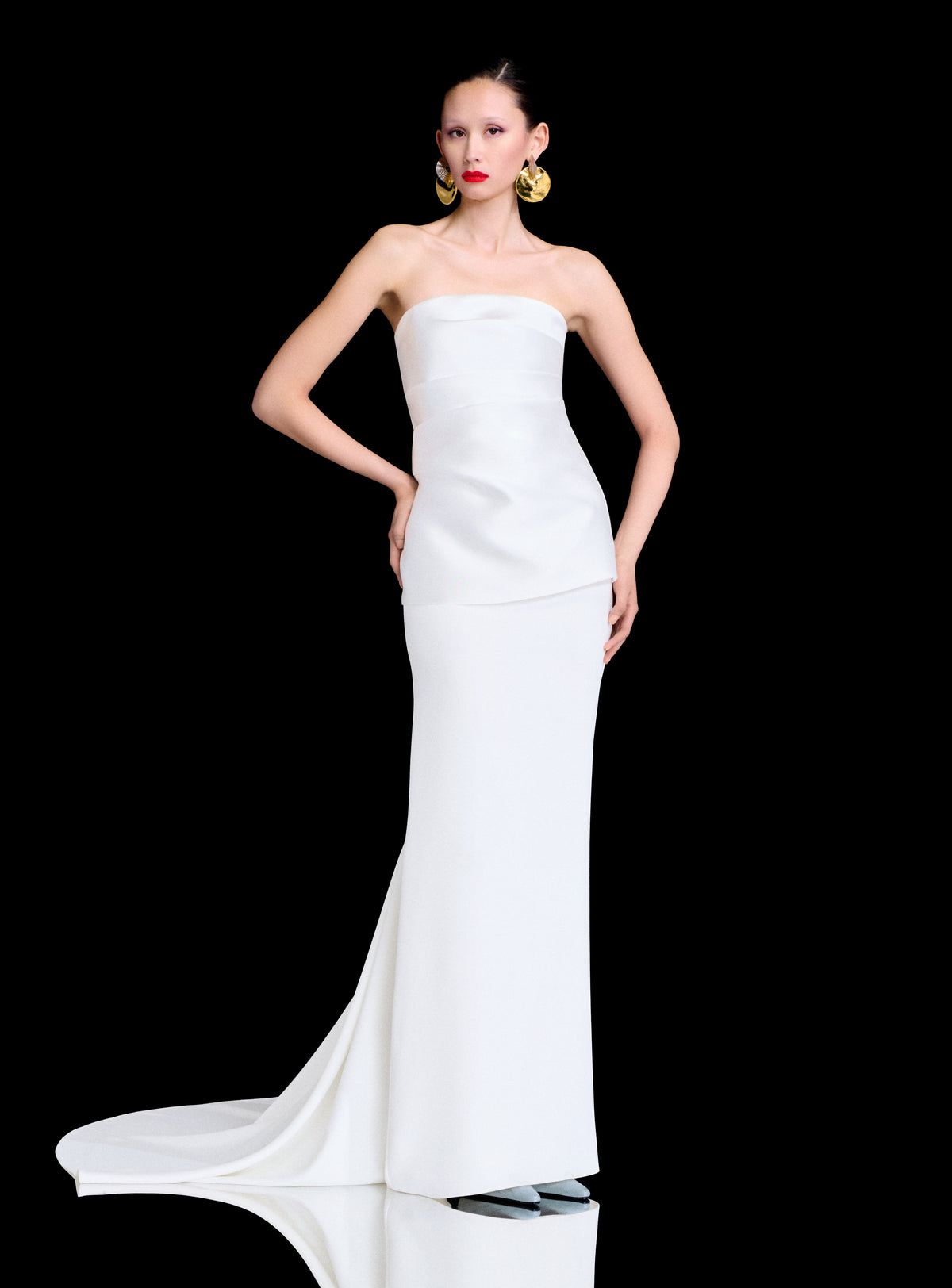 The Alia Maxi Dress in Cream