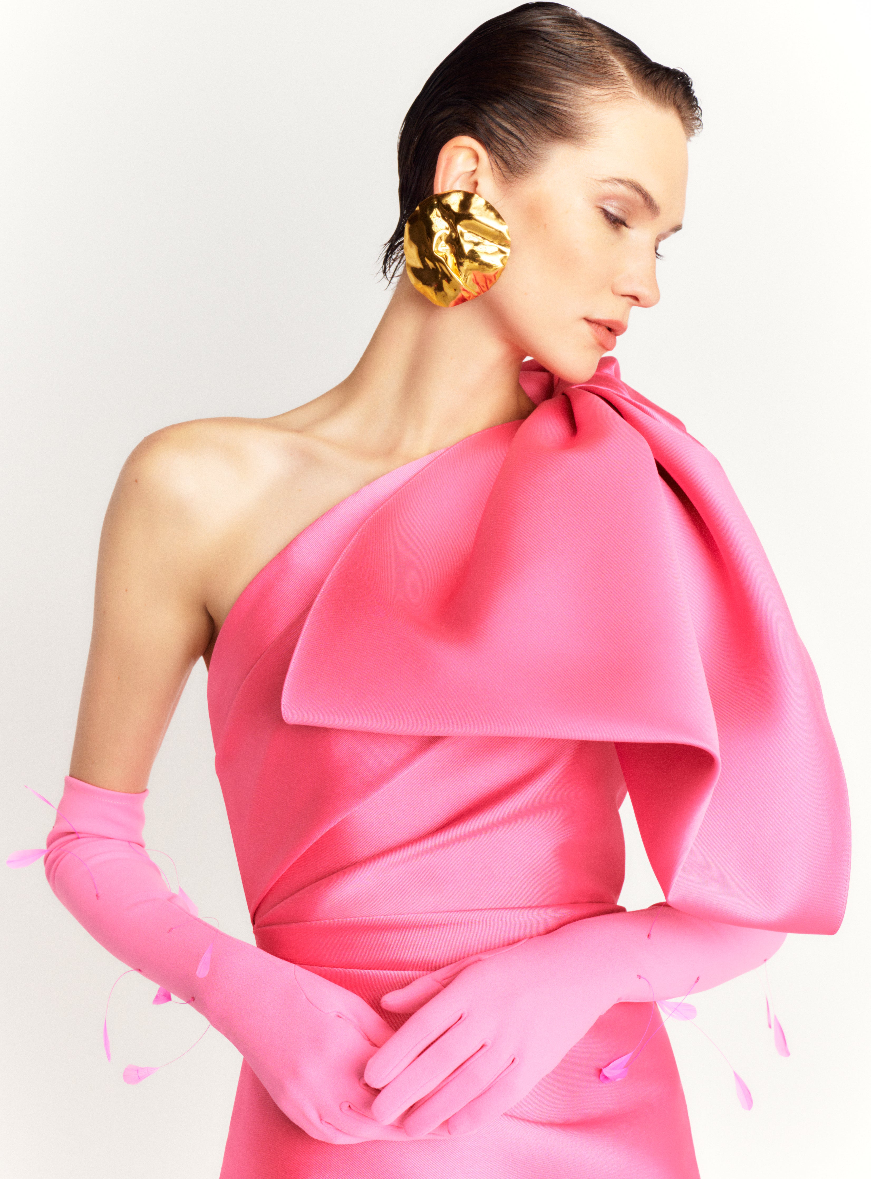 Gloria Pale Pink Long Dress