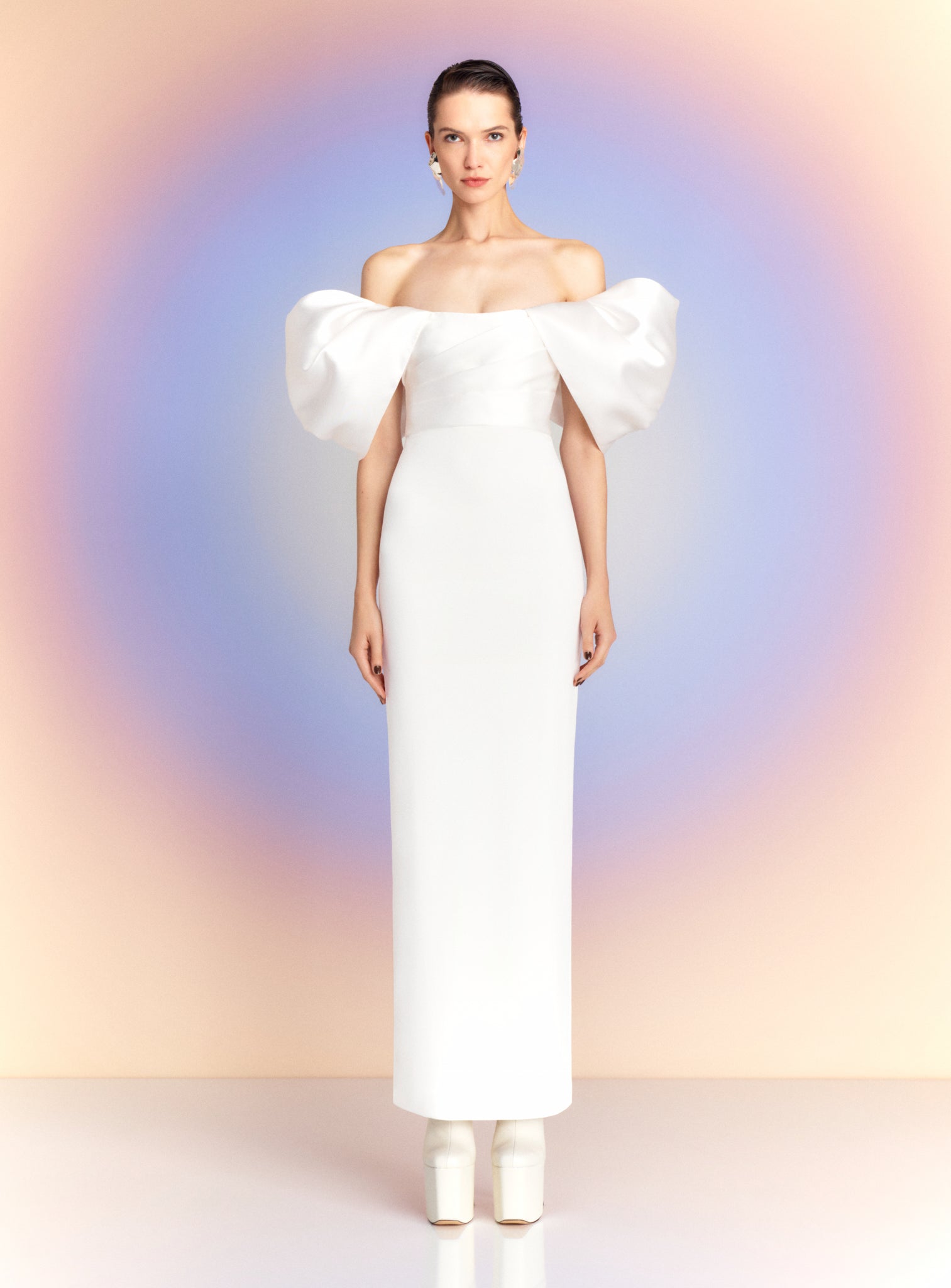 The Sian Maxi Dress in Cream