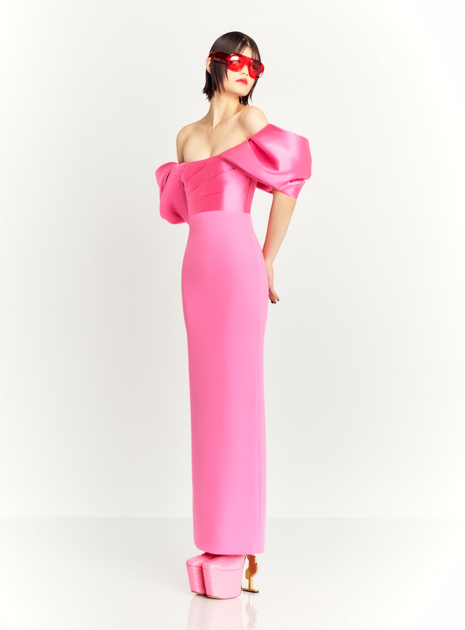The Sian Maxi Dress in Light Pink