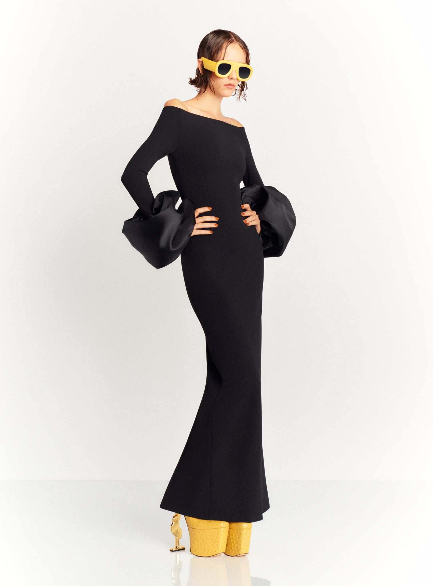 The Talia Maxi Dress in Black