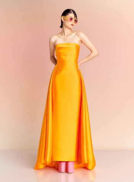The Tiffany Maxi Dress in Mustard Solace London The Tiffany Maxi Dress in Mustard Solace London