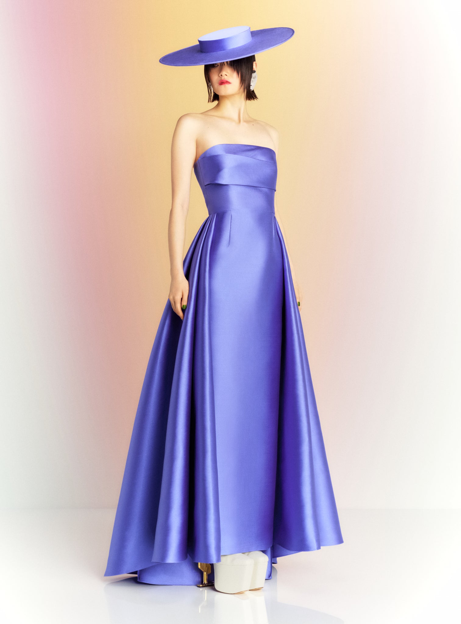 The Tiffany Maxi Dress in Periwinkle