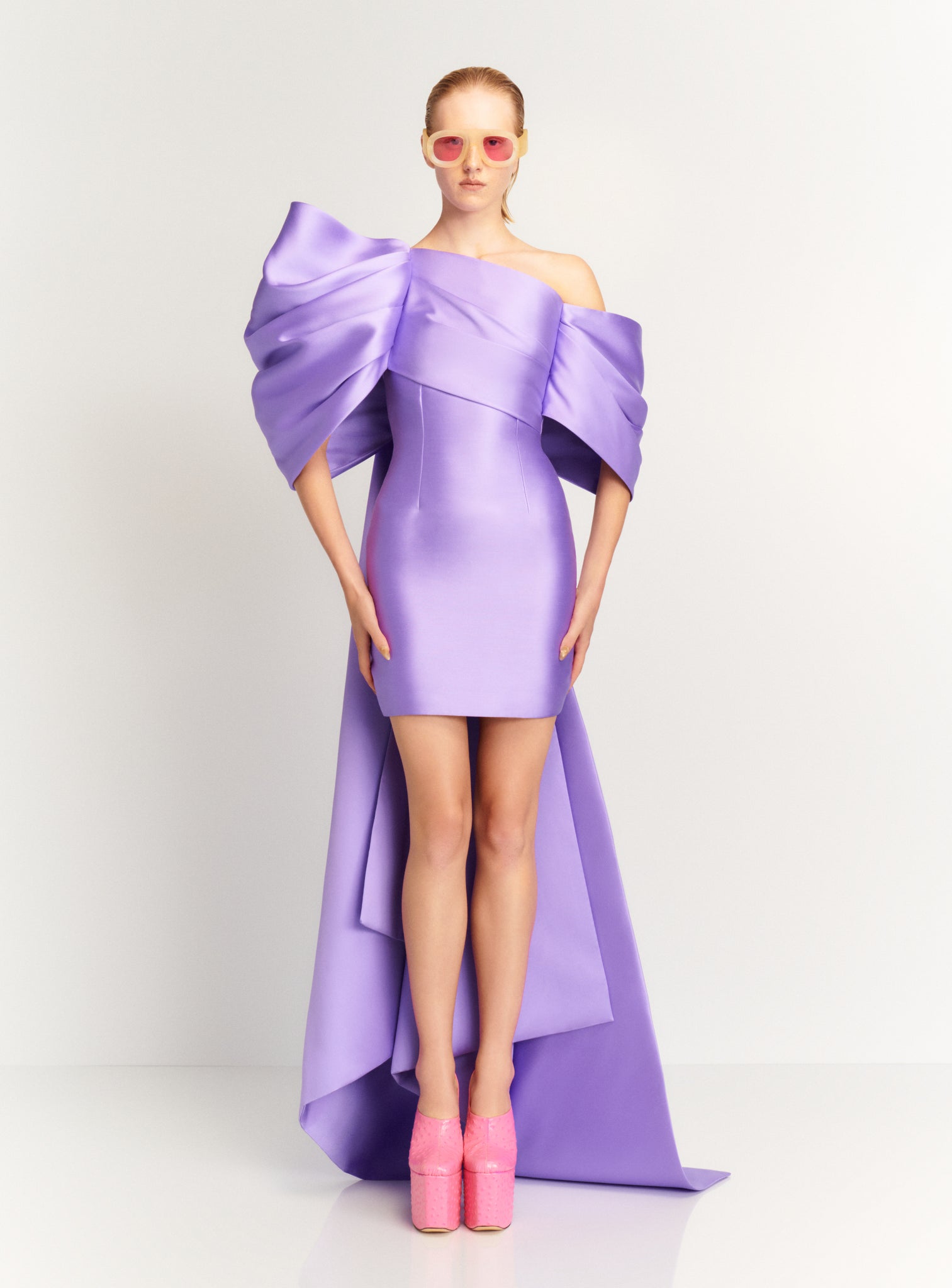 The Ula Mini Dress in Lilac