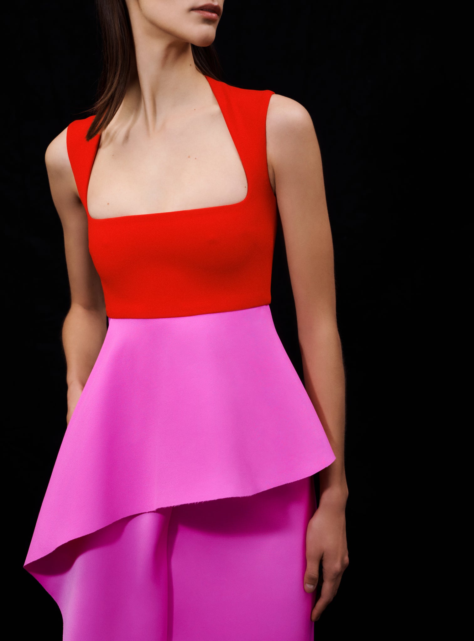The Ally Maxi Dress in Royal Red & Pink Solace London The Ally Maxi Dress in Royal Red & Pink Solace London