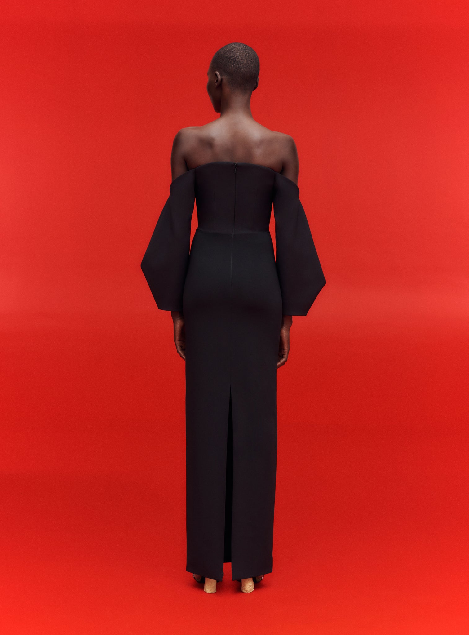 The Lotta Maxi Dress in Black