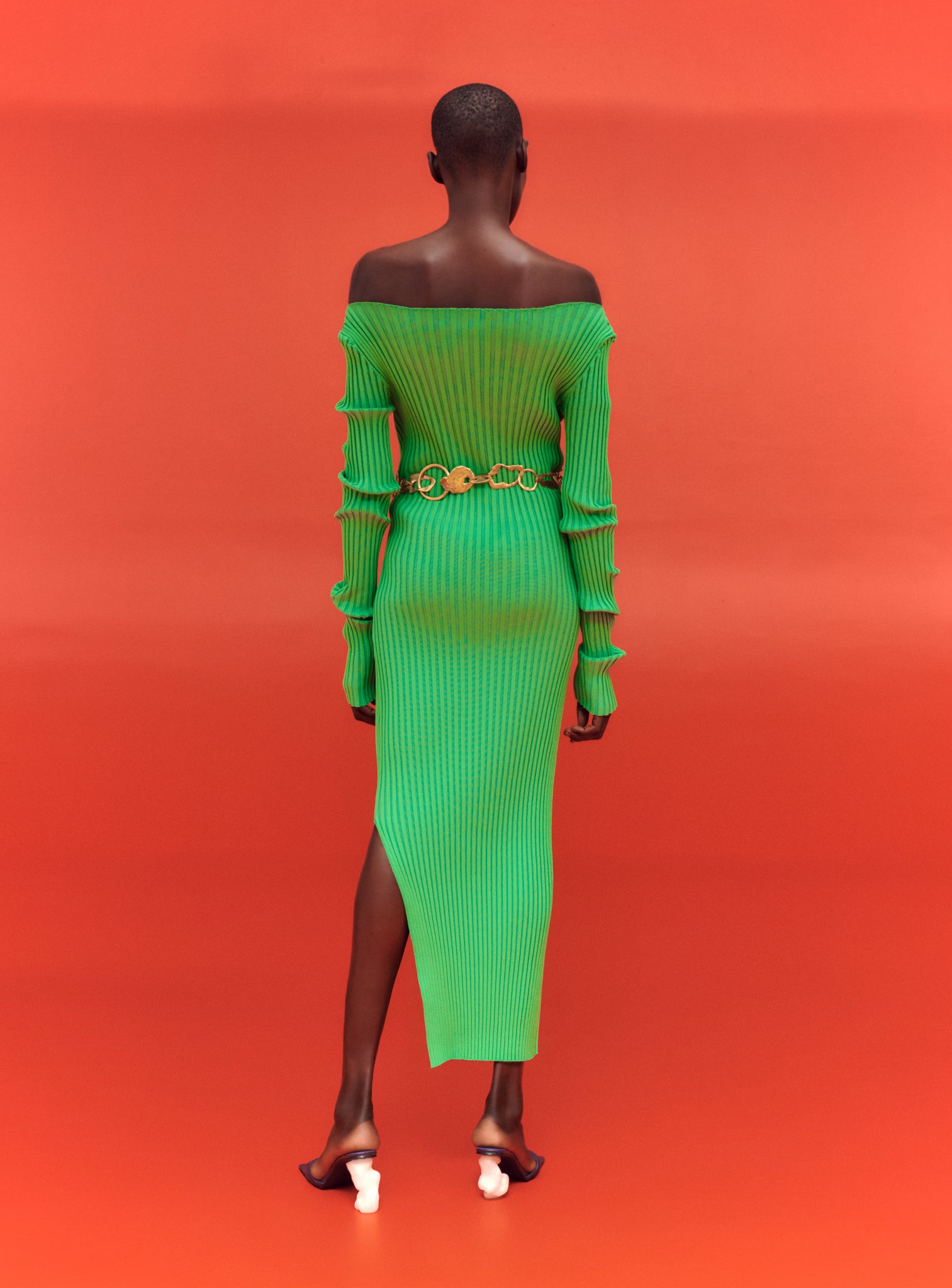 The Loren Maxi Dress in Green