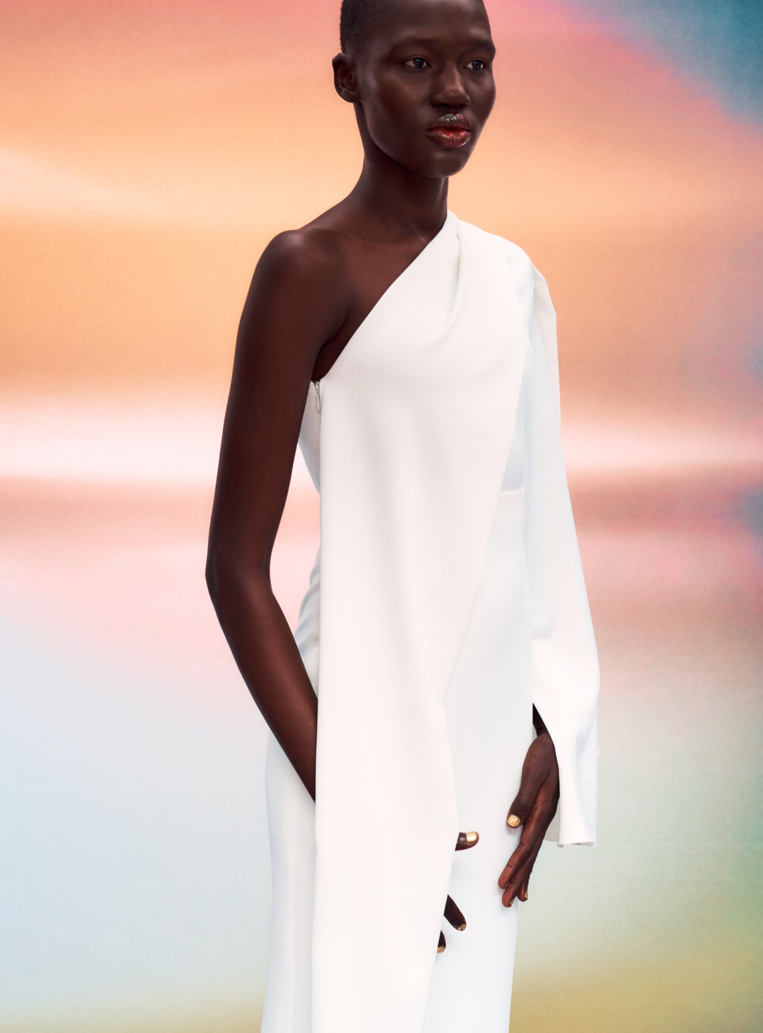 The Marcelle Maxi Dress in Cream