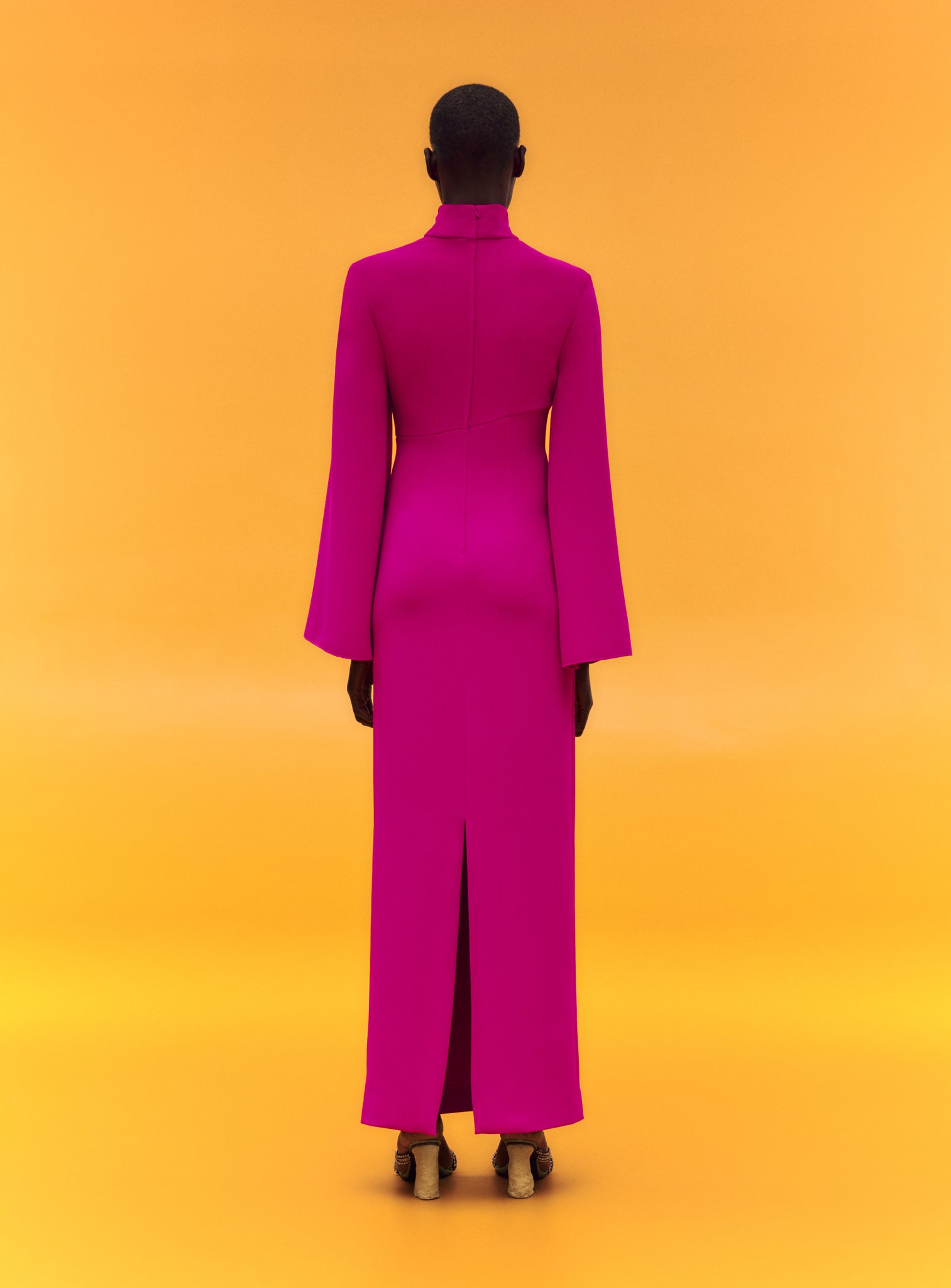 The Lia Maxi Dress in Fuchsia