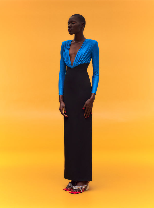 solace london The Krista Maxi Dress in Black | Clothing
